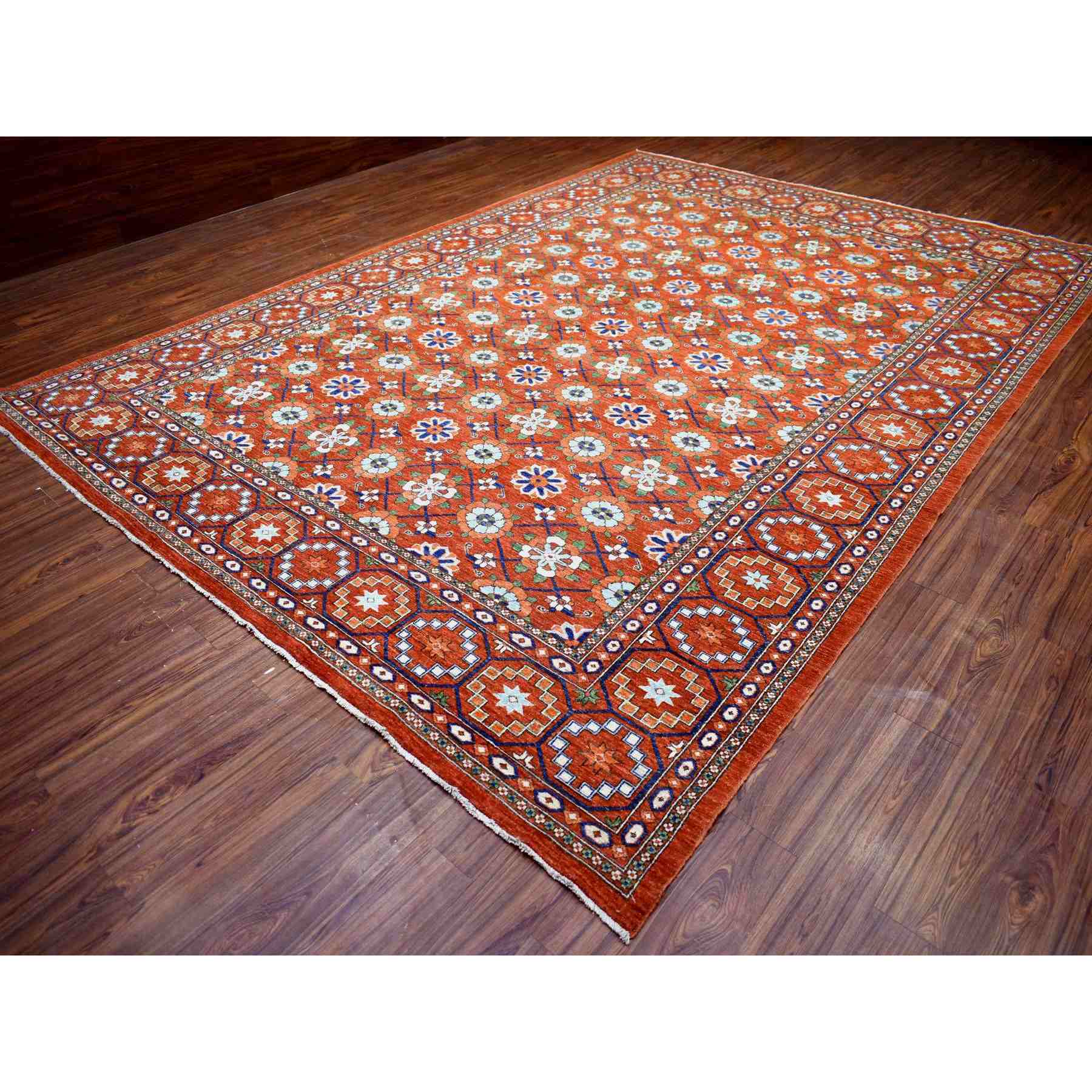 Tribal-Geometric-Hand-Knotted-Rug-360855