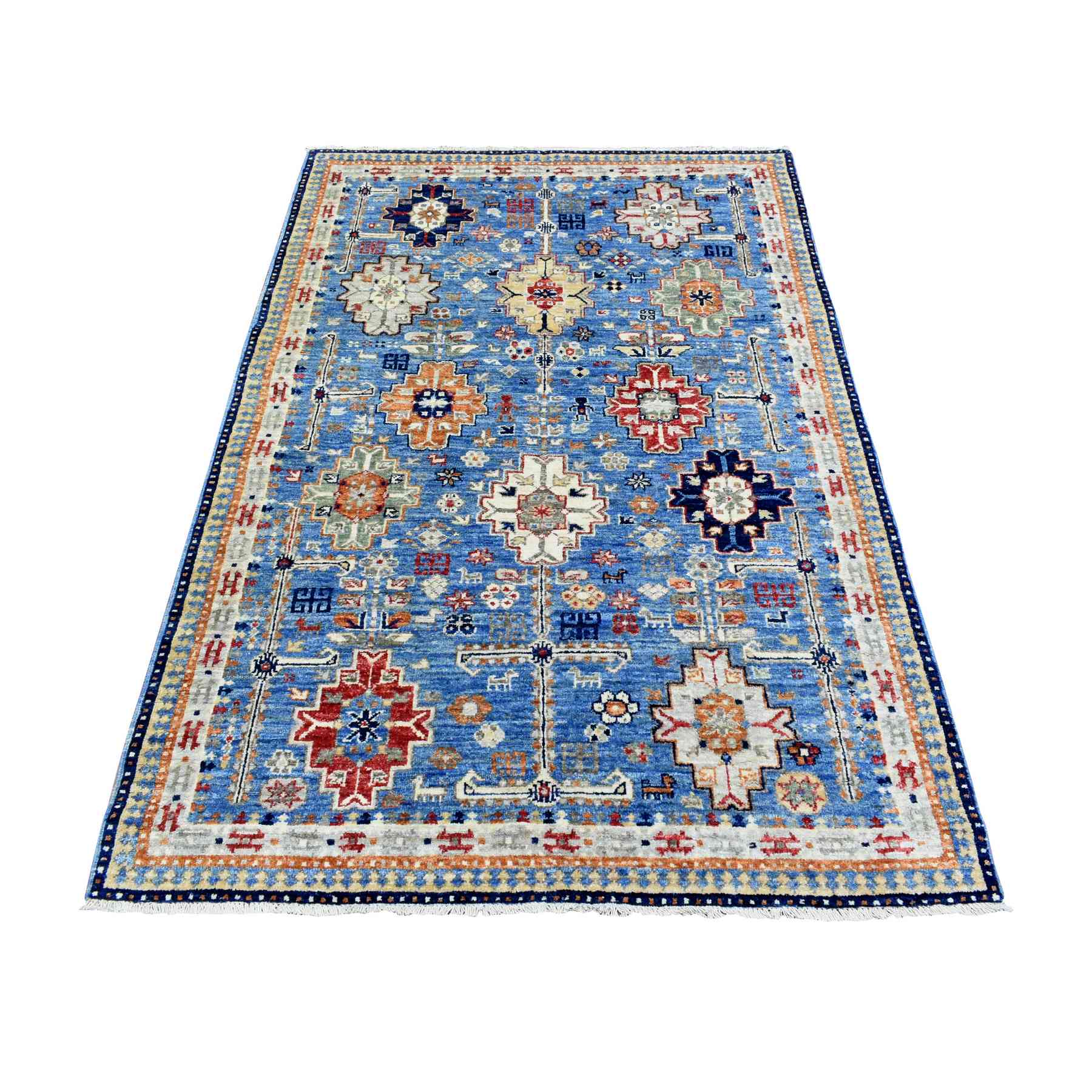 Tribal-Geometric-Hand-Knotted-Rug-362075