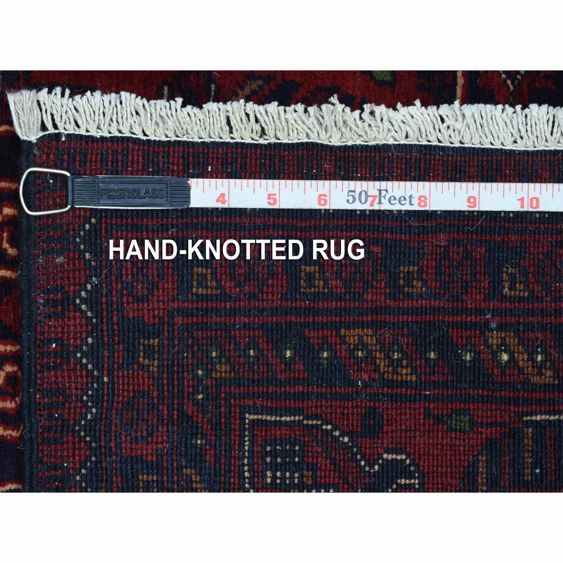 Tribal-Geometric-Hand-Knotted-Rug-362455