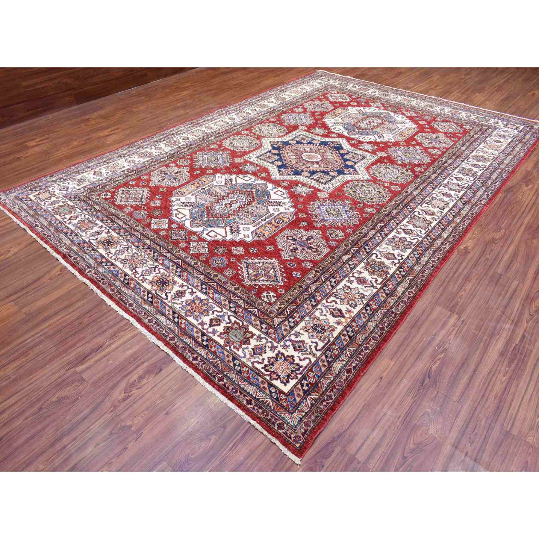Kazak-Hand-Knotted-Rug-362745