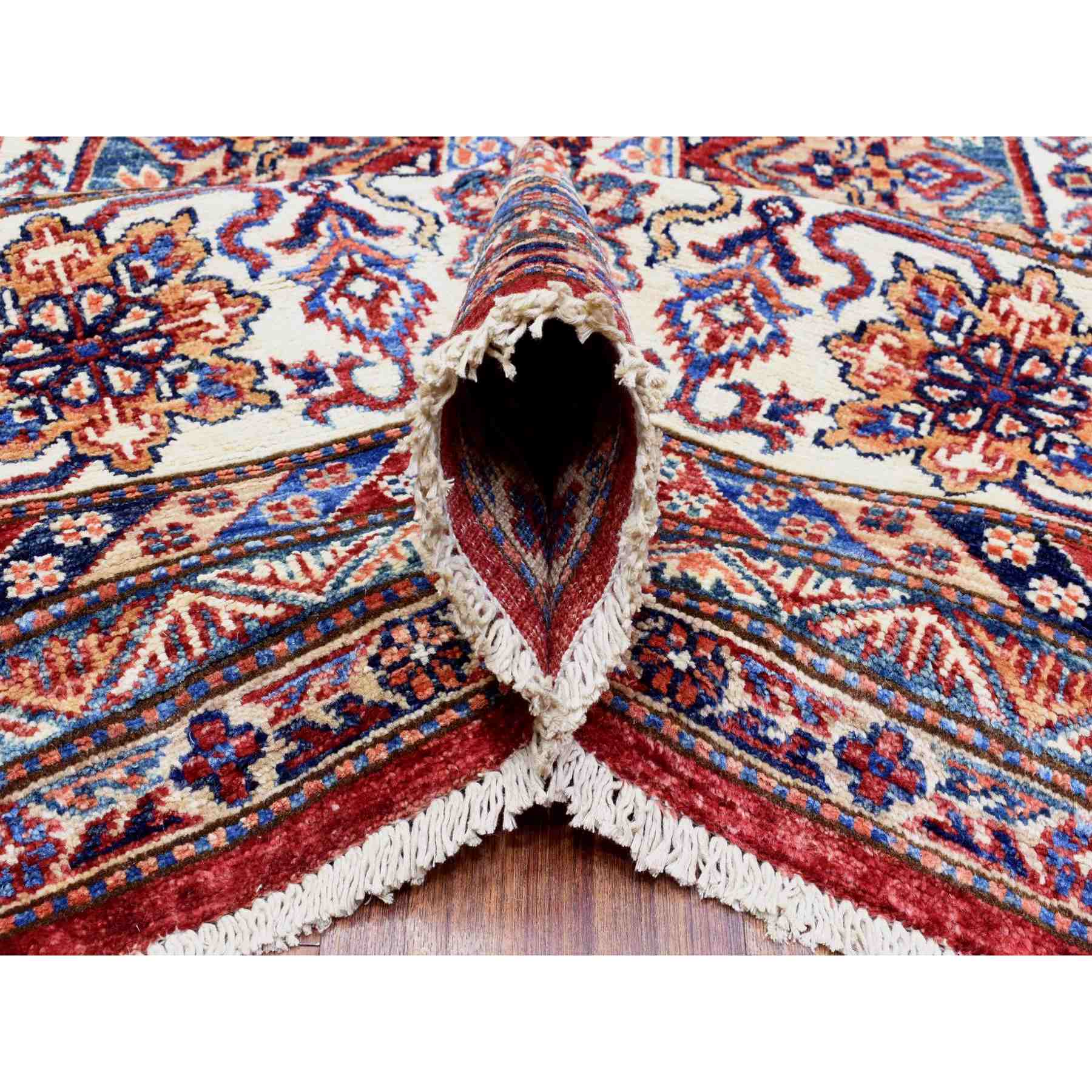 Kazak-Hand-Knotted-Rug-362745