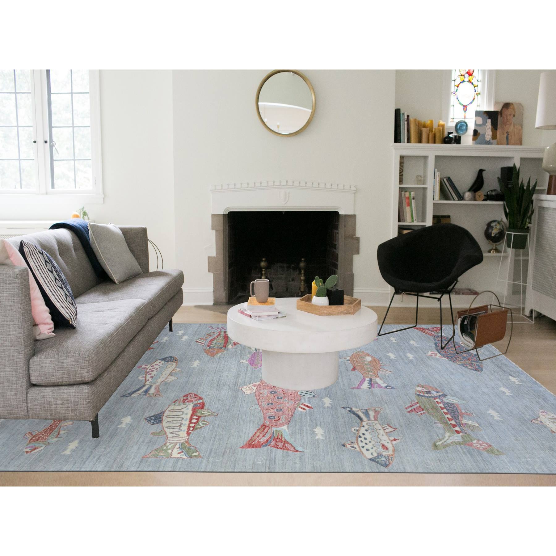 Modern-and-Contemporary-Hand-Knotted-Rug-363820