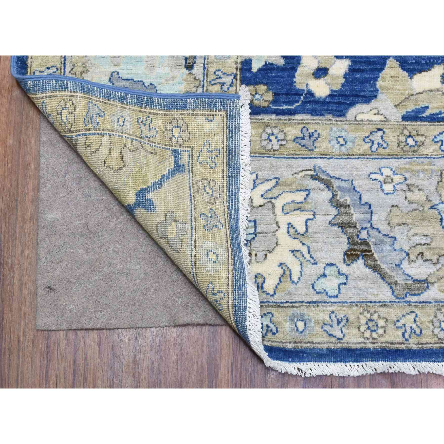 Oushak-And-Peshawar-Hand-Knotted-Rug-362665