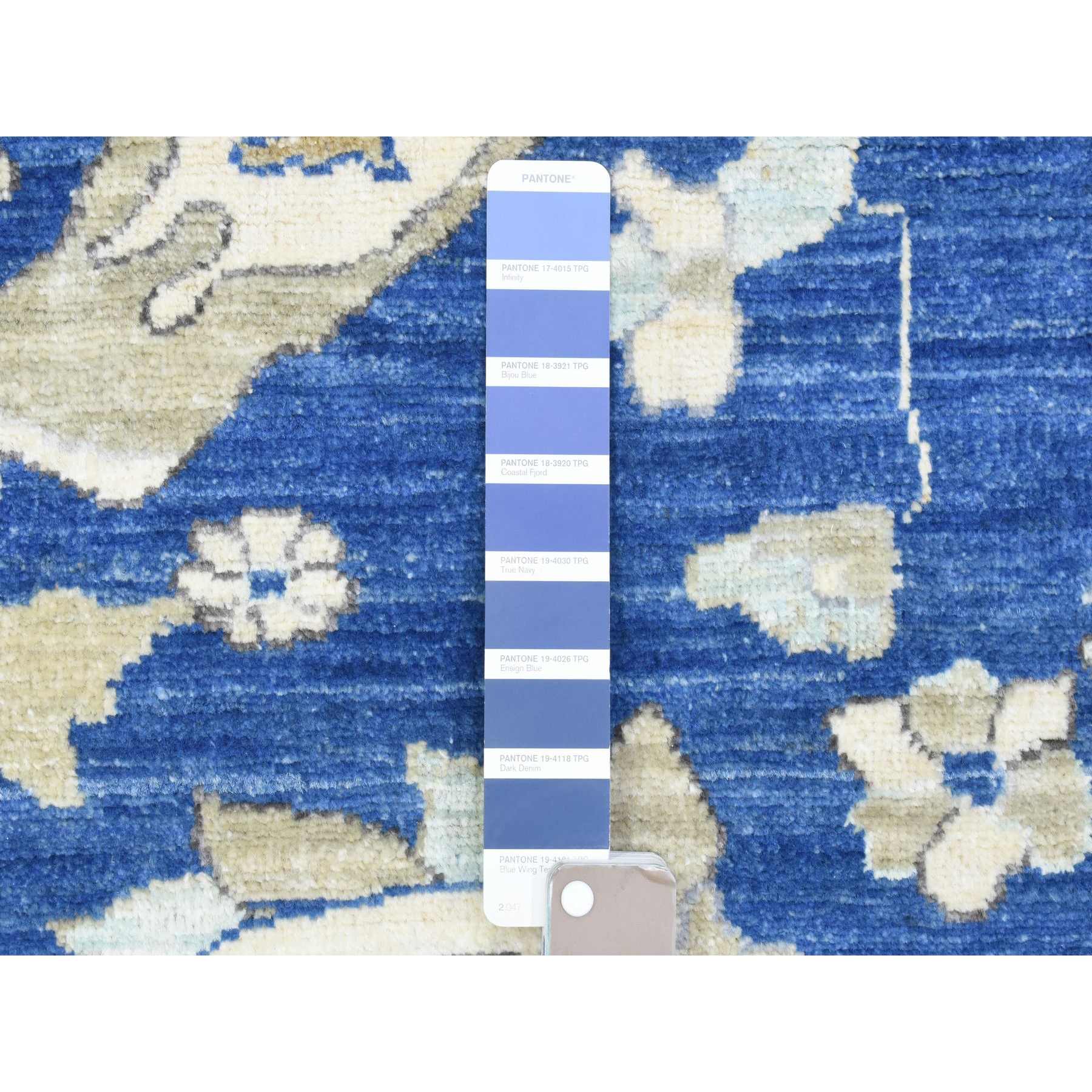 Oushak-And-Peshawar-Hand-Knotted-Rug-362665