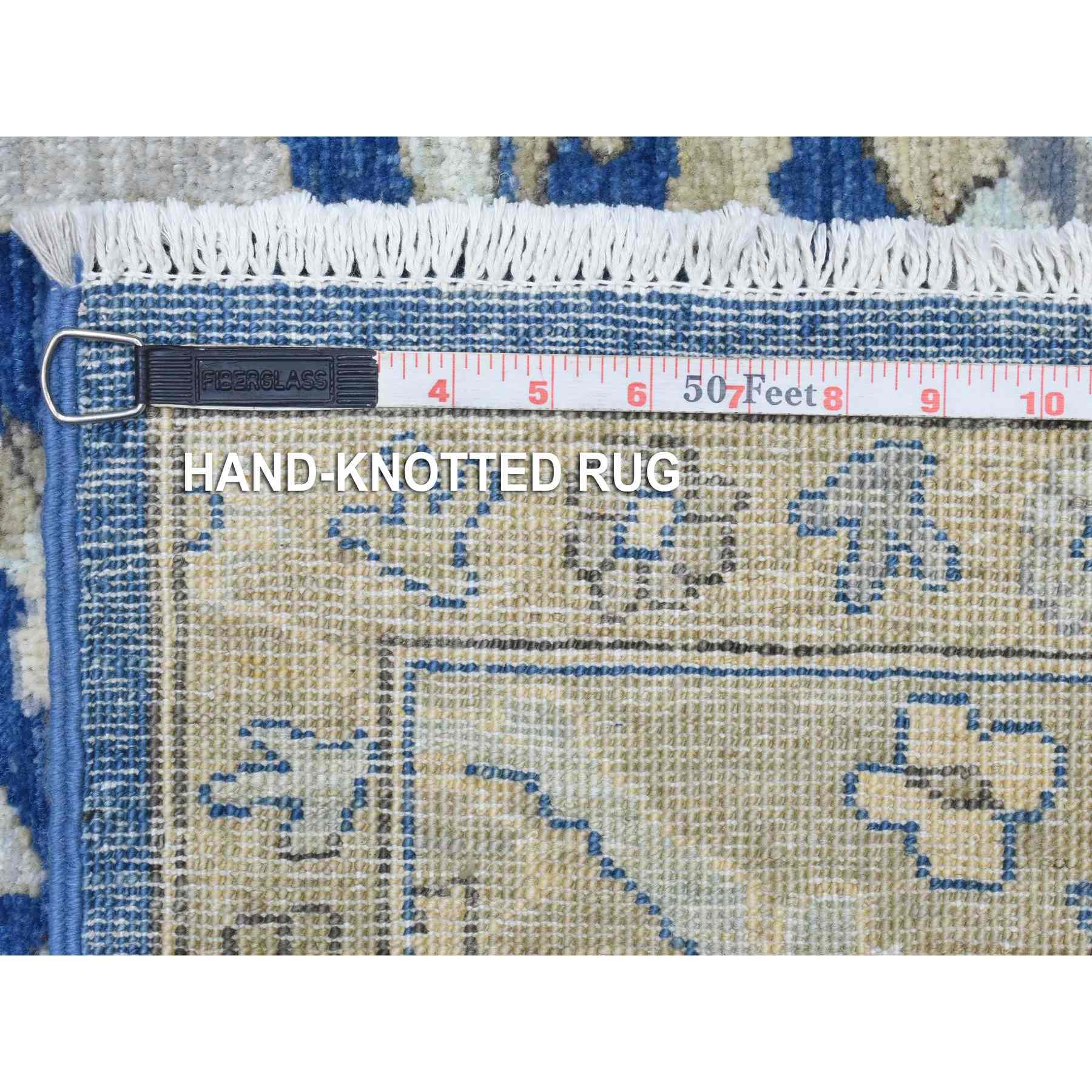 Oushak-And-Peshawar-Hand-Knotted-Rug-362665