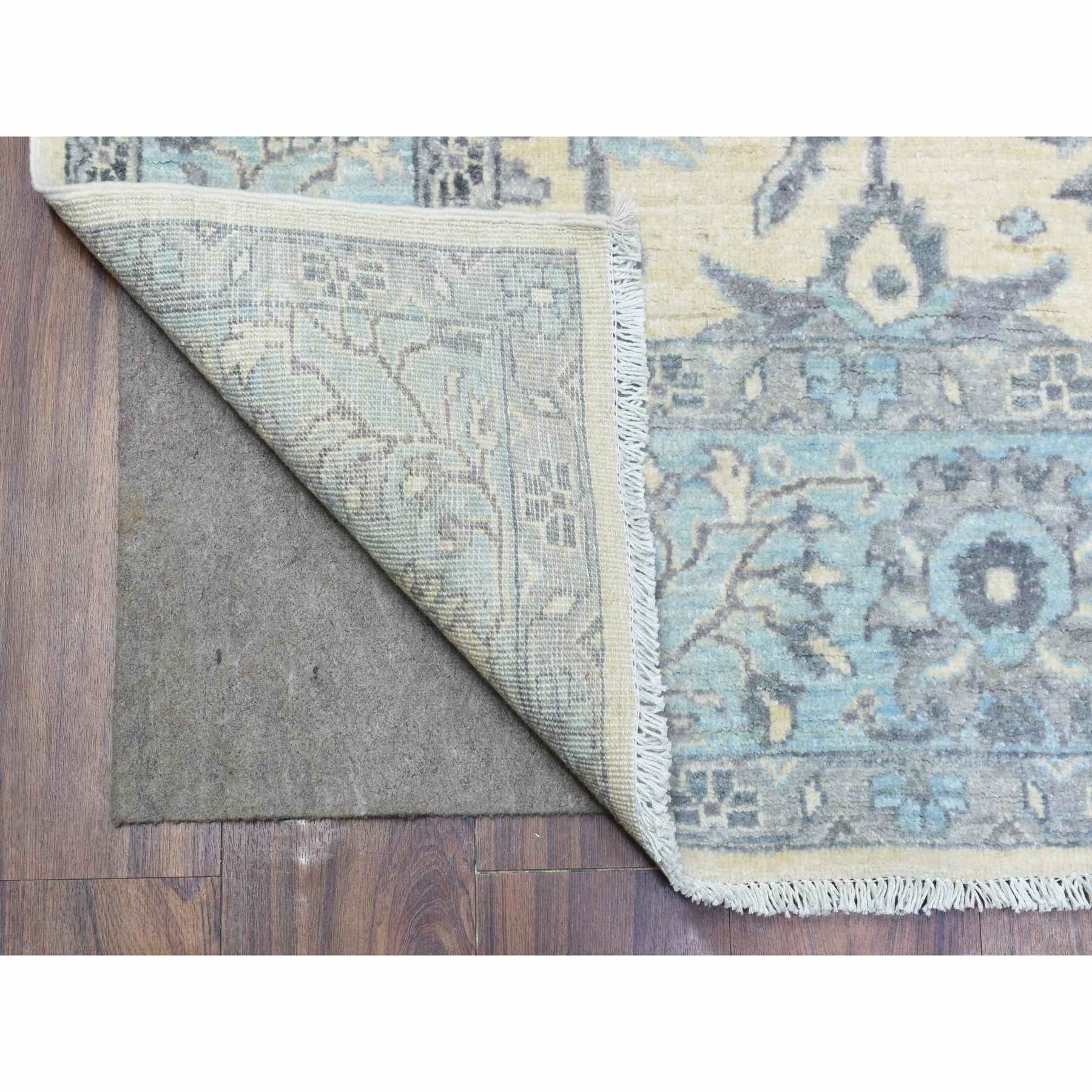 Oushak-And-Peshawar-Hand-Knotted-Rug-362680