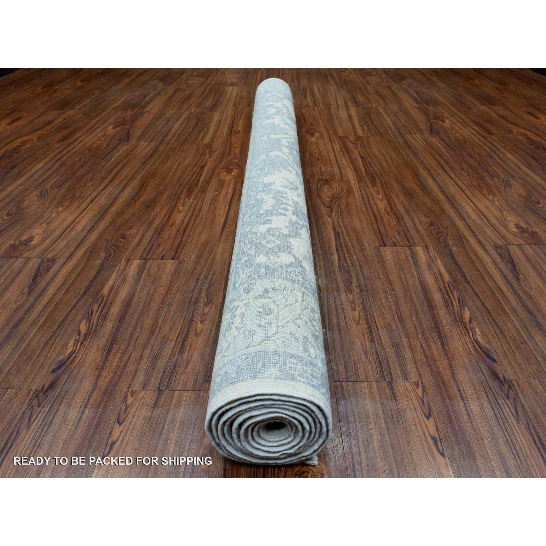 Oushak-And-Peshawar-Hand-Knotted-Rug-362680