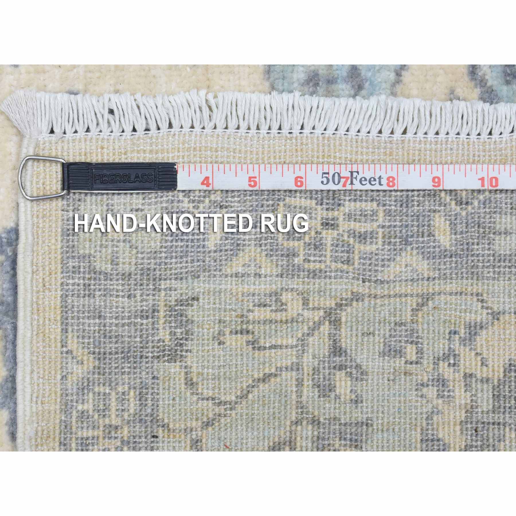 Oushak-And-Peshawar-Hand-Knotted-Rug-362680