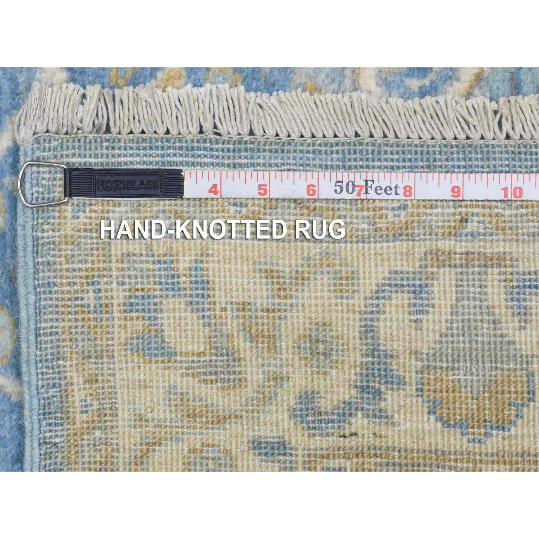 Oushak-And-Peshawar-Hand-Knotted-Rug-362690