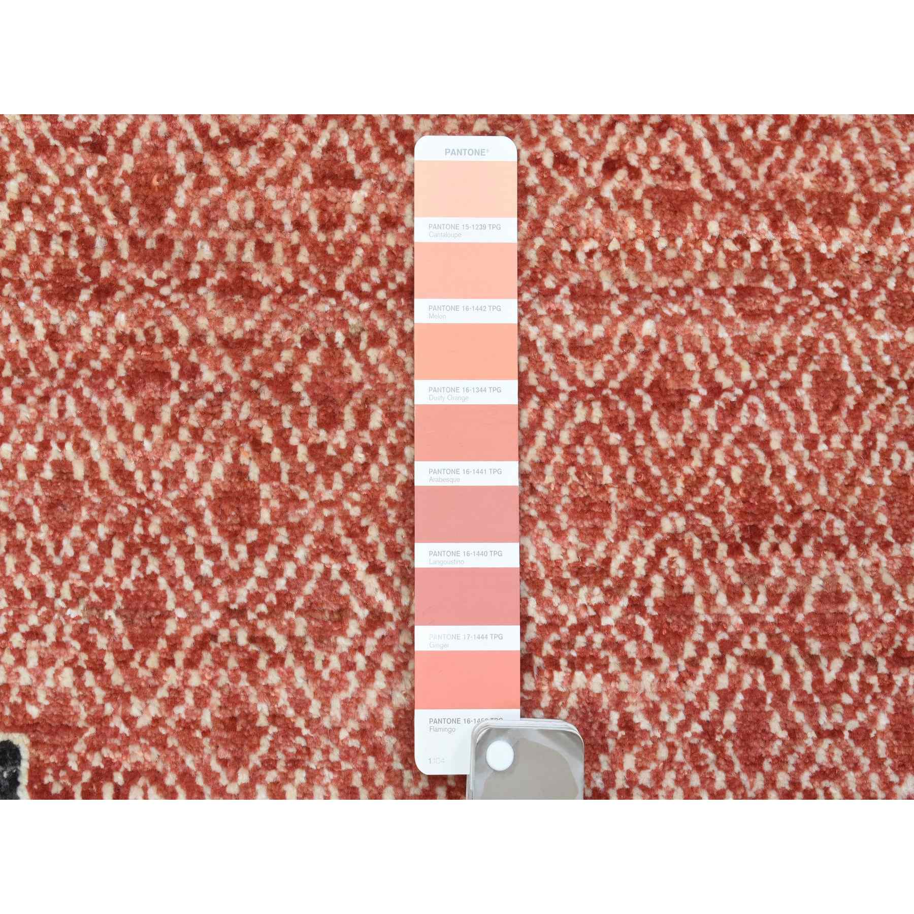 Oushak-And-Peshawar-Hand-Knotted-Rug-362875