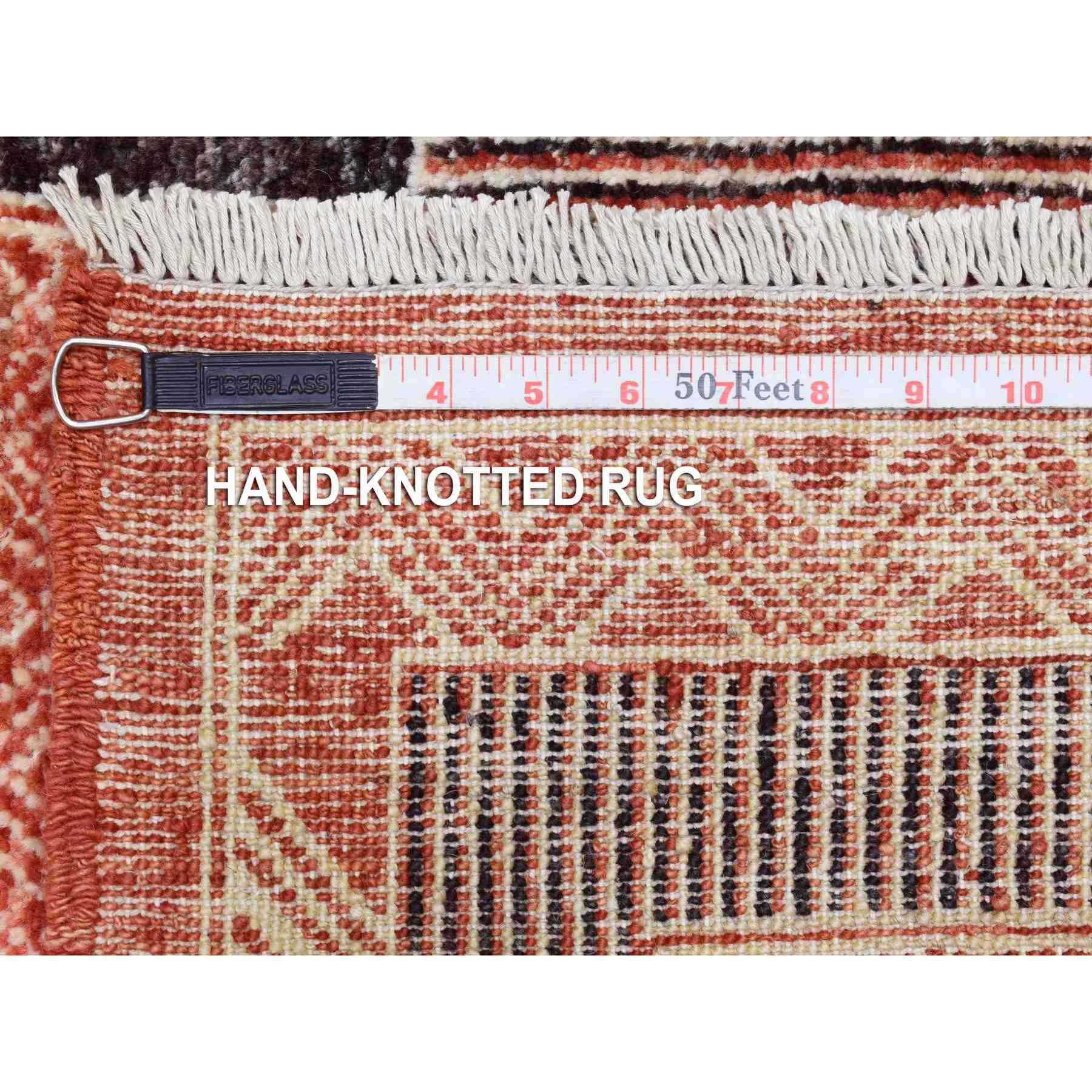 Oushak-And-Peshawar-Hand-Knotted-Rug-362875