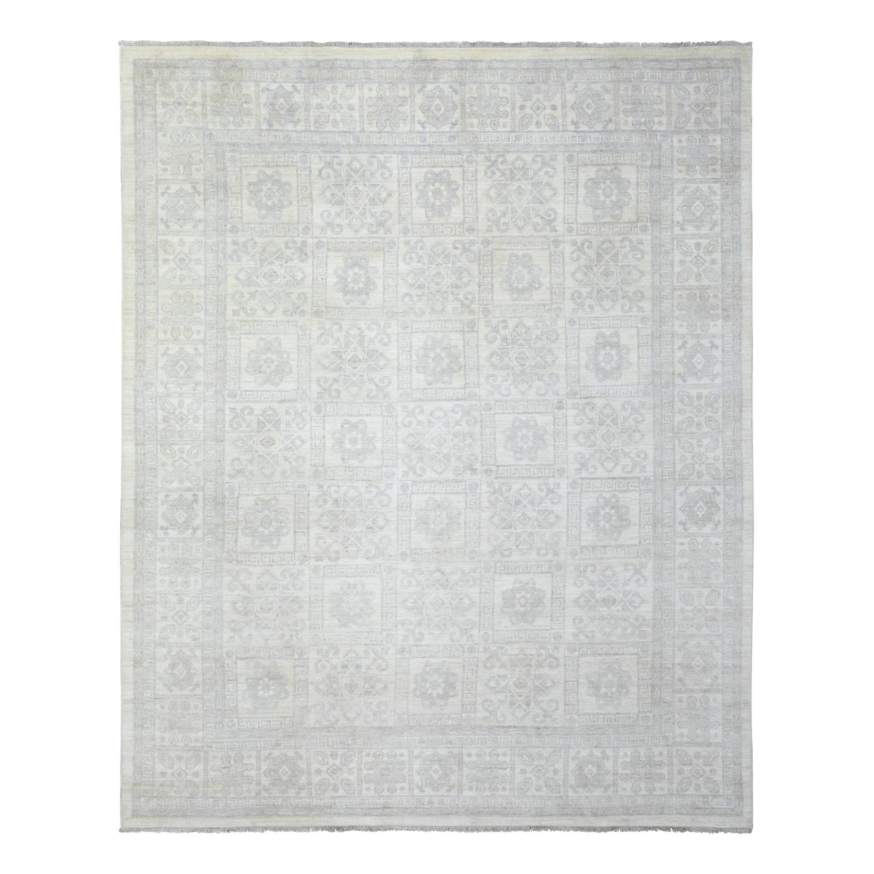 Oushak-And-Peshawar-Hand-Knotted-Rug-362895