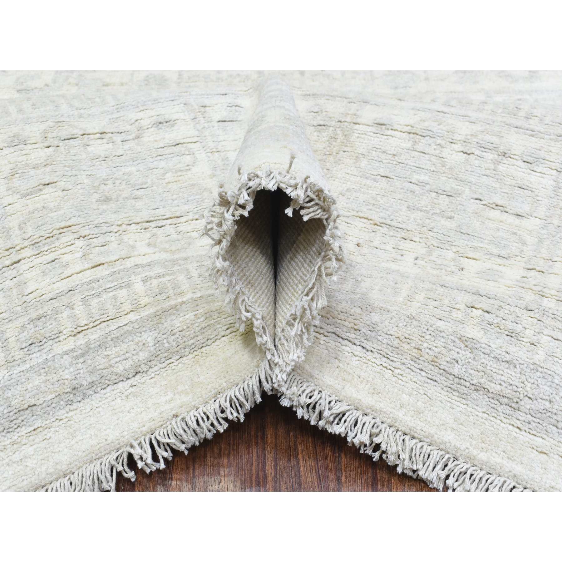 Oushak-And-Peshawar-Hand-Knotted-Rug-362895