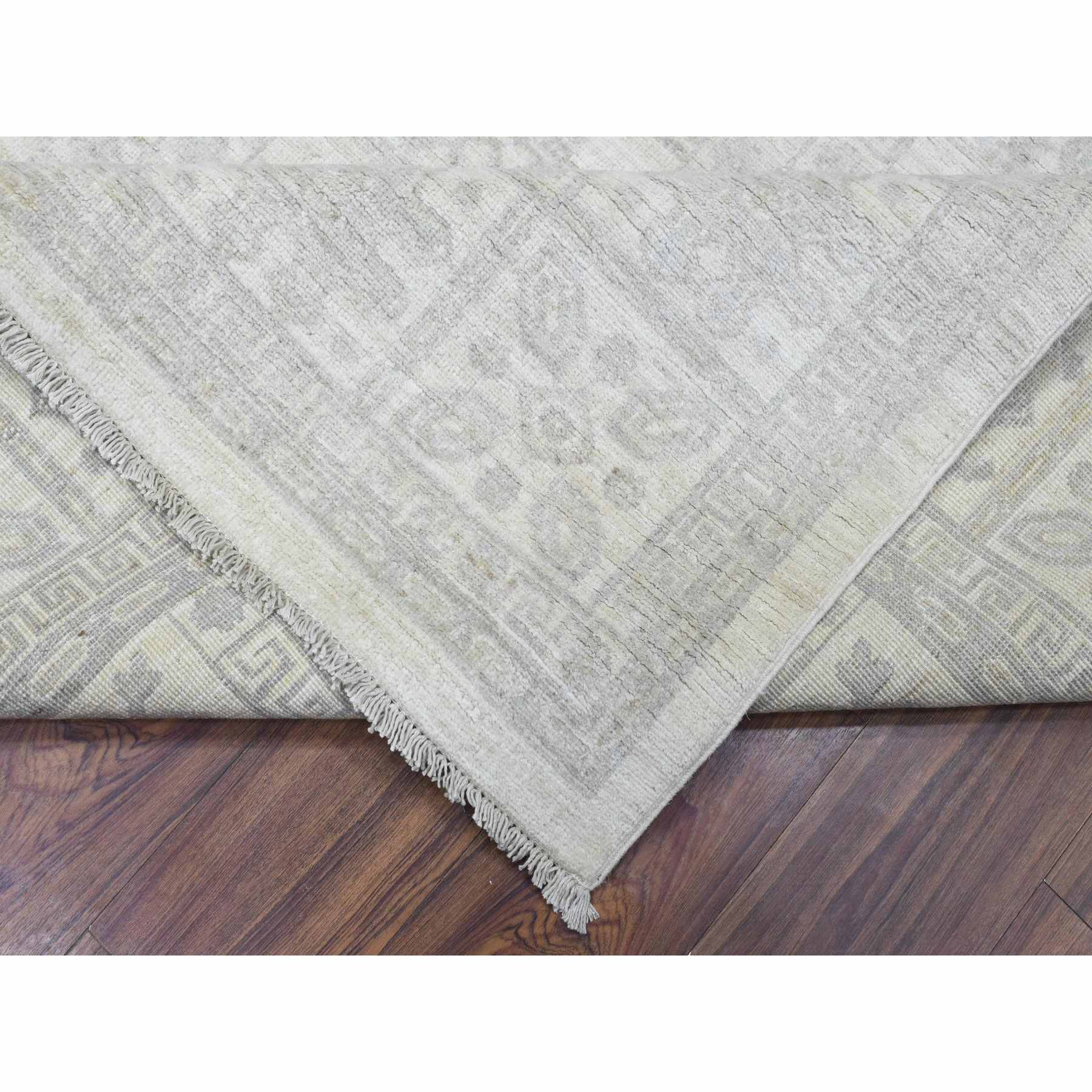 Oushak-And-Peshawar-Hand-Knotted-Rug-362895