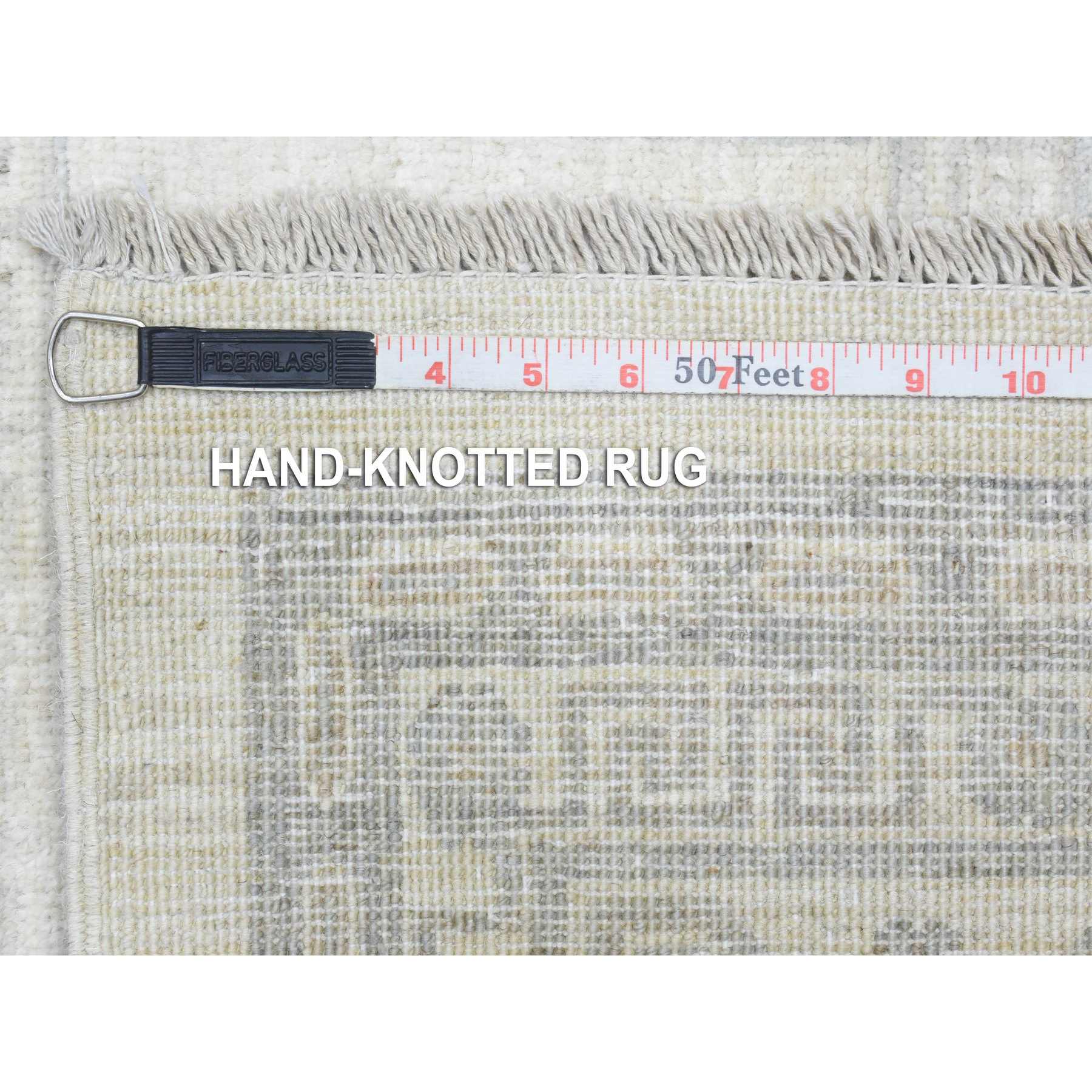 Oushak-And-Peshawar-Hand-Knotted-Rug-362895