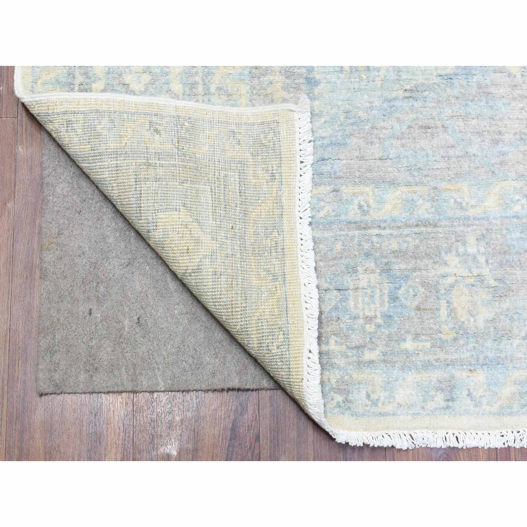 Oushak-And-Peshawar-Hand-Knotted-Rug-362910