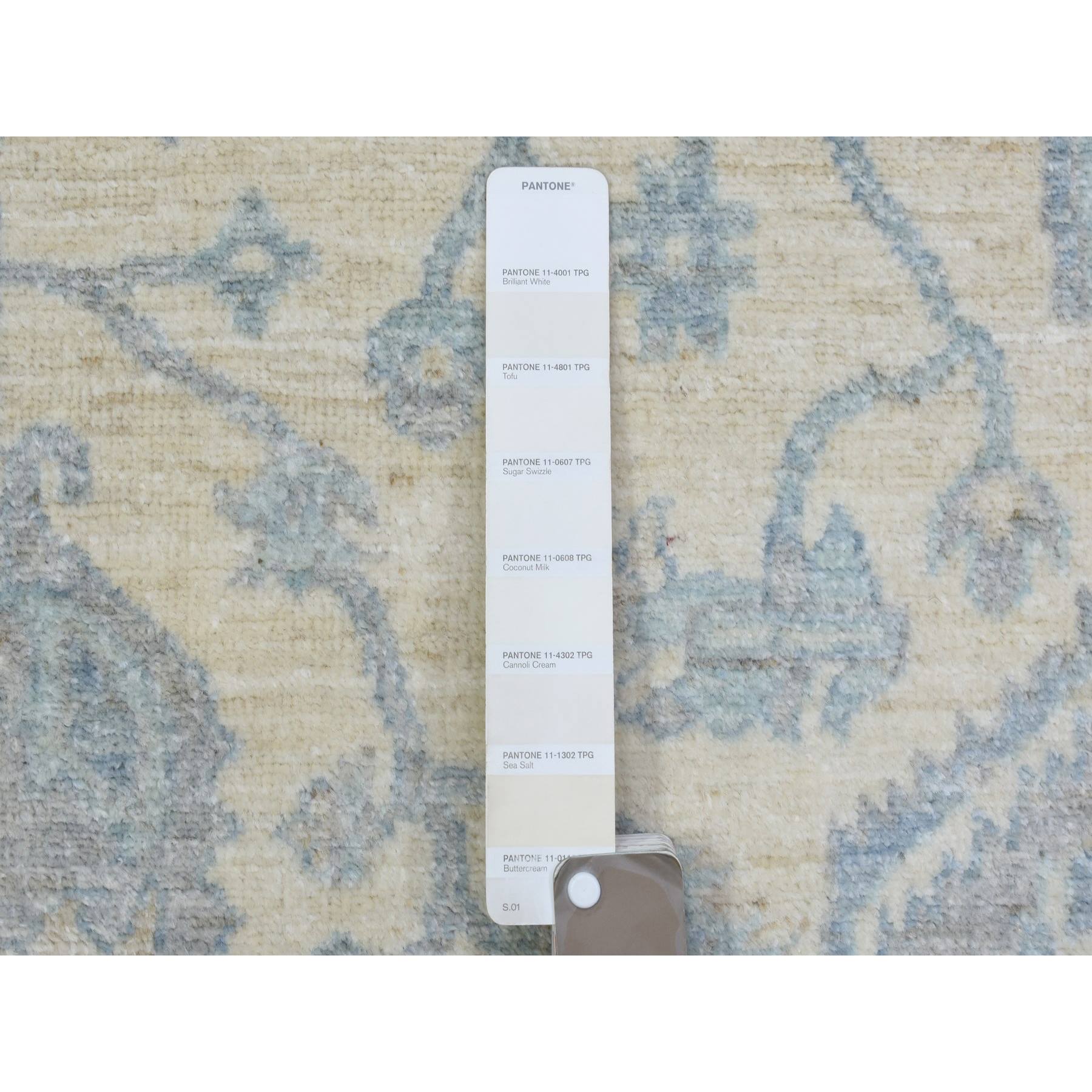 Oushak-And-Peshawar-Hand-Knotted-Rug-362910