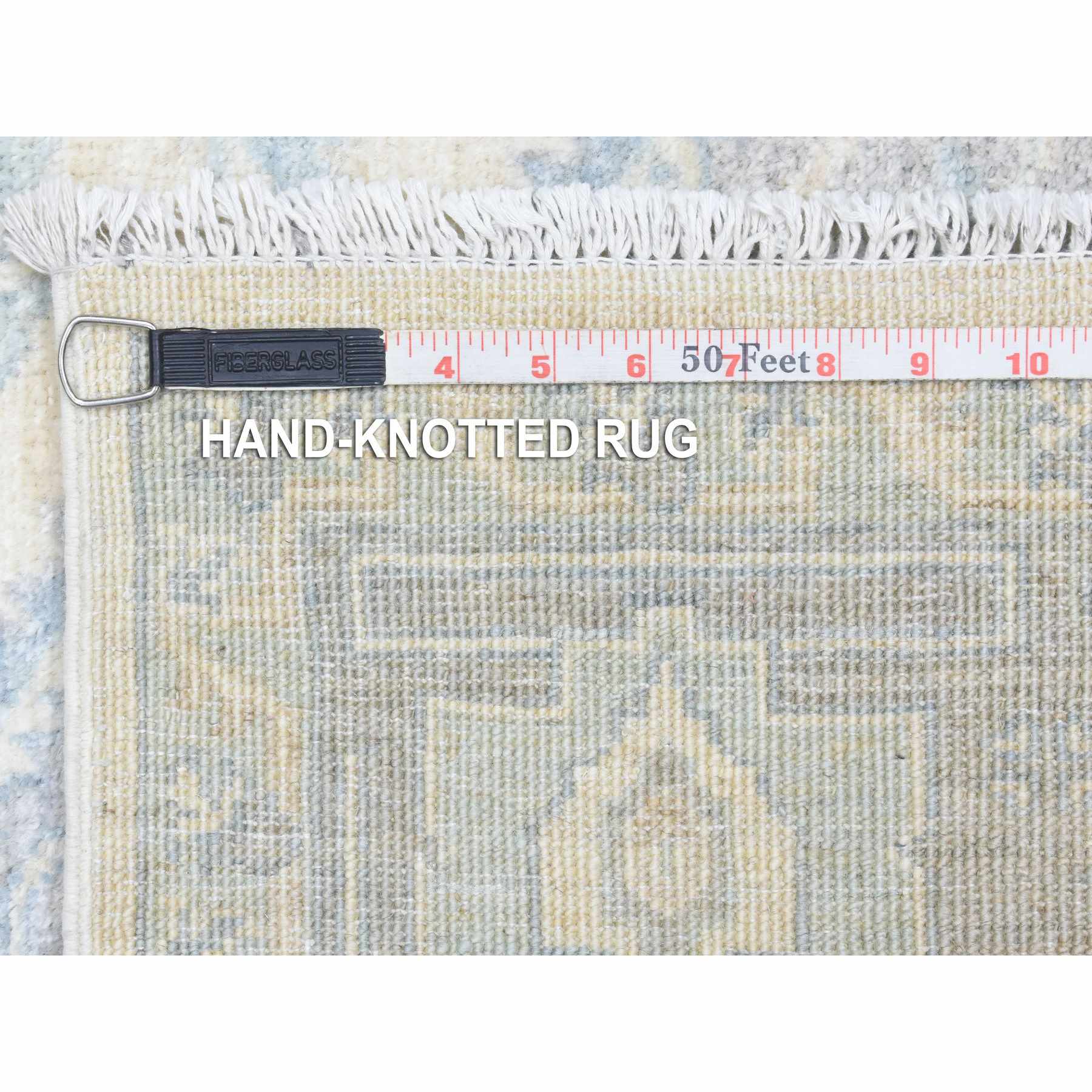 Oushak-And-Peshawar-Hand-Knotted-Rug-362910