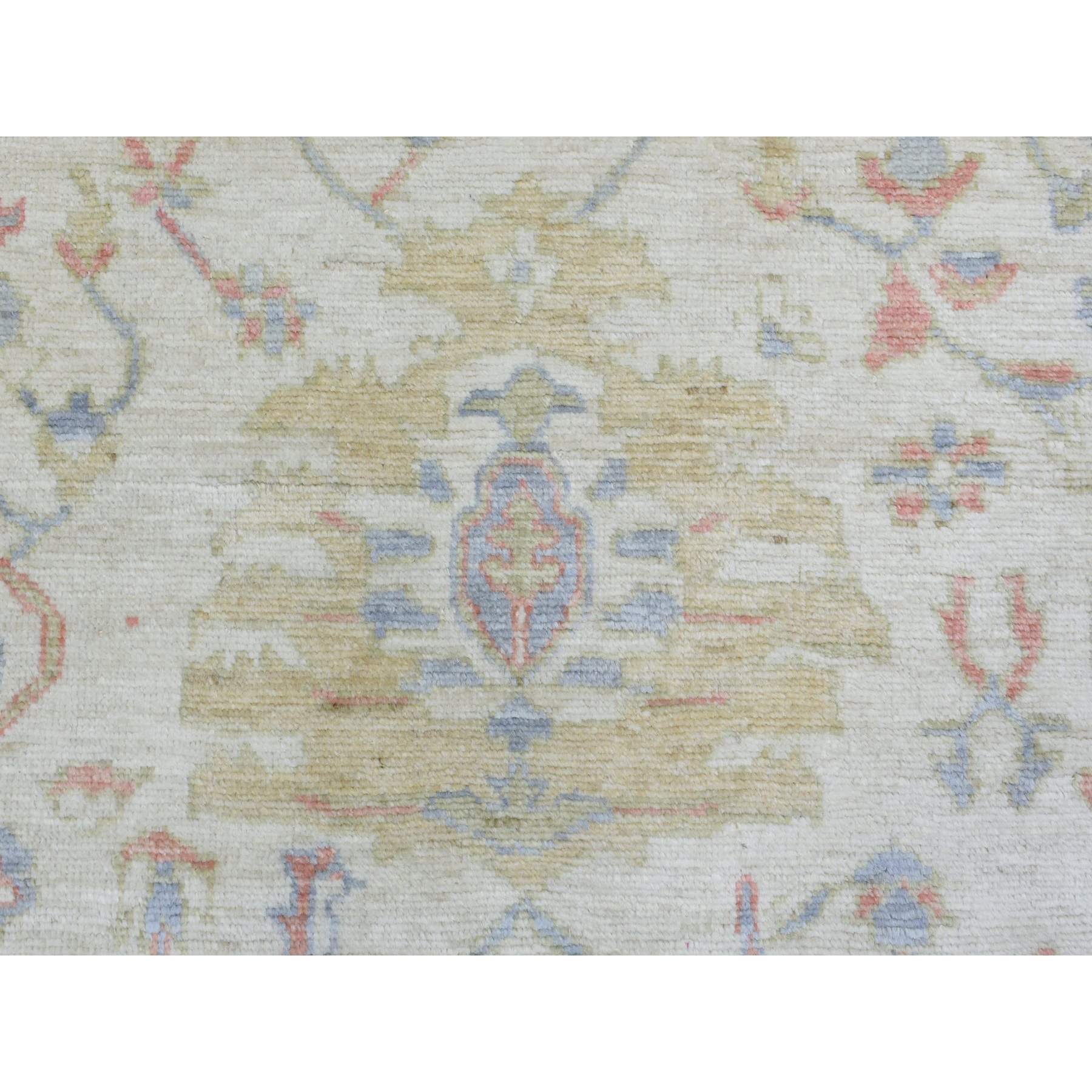 Oushak-And-Peshawar-Hand-Knotted-Rug-362945