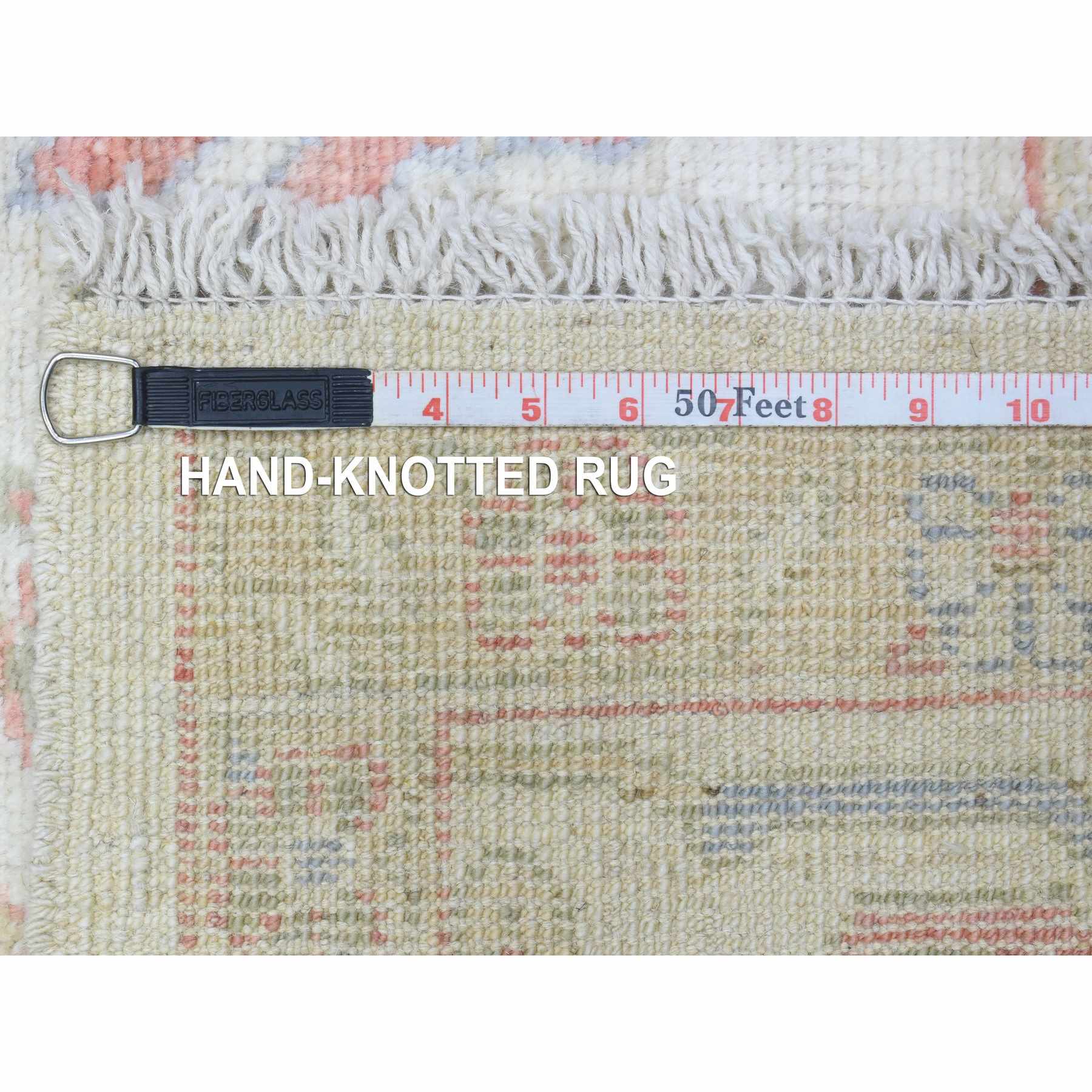 Oushak-And-Peshawar-Hand-Knotted-Rug-362945