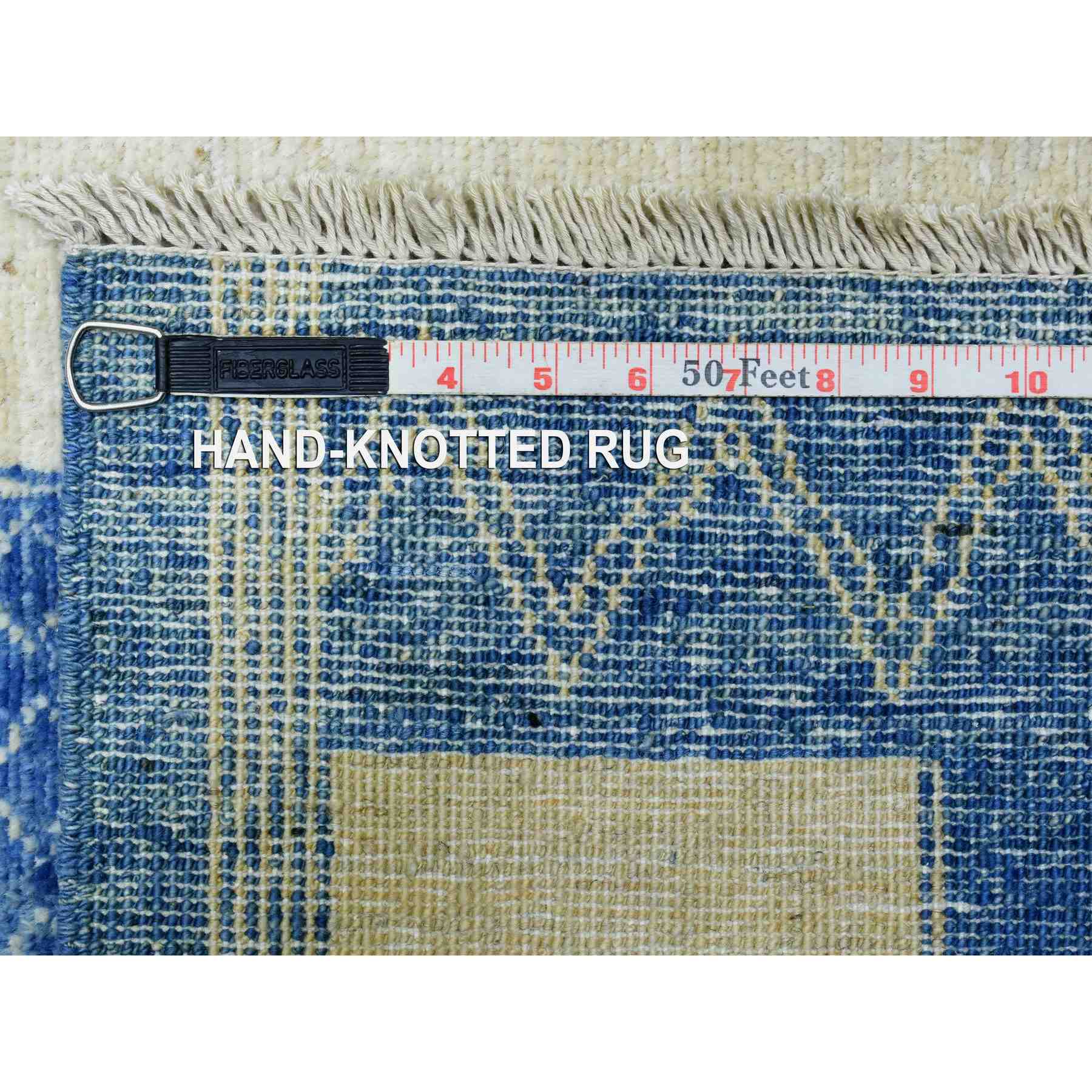 Oushak-And-Peshawar-Hand-Knotted-Rug-363355