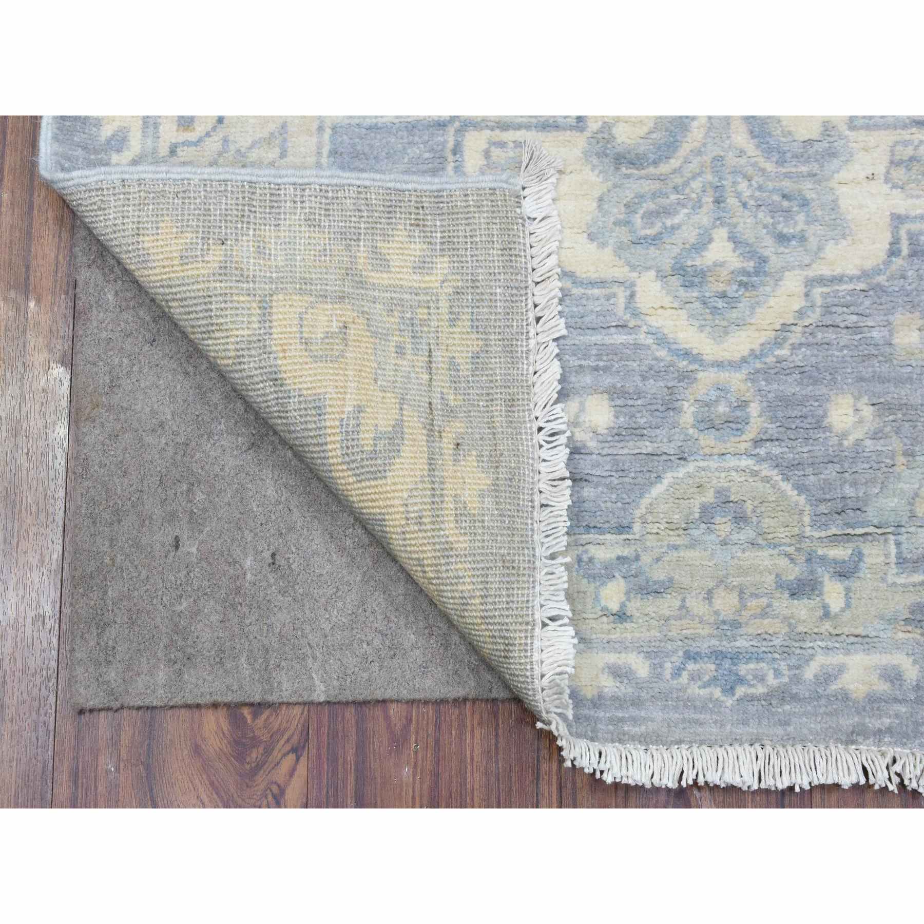 Oushak-And-Peshawar-Hand-Knotted-Rug-363435