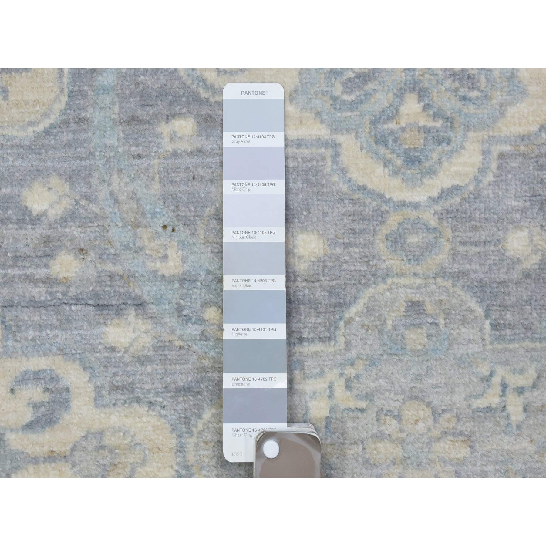 Oushak-And-Peshawar-Hand-Knotted-Rug-363435