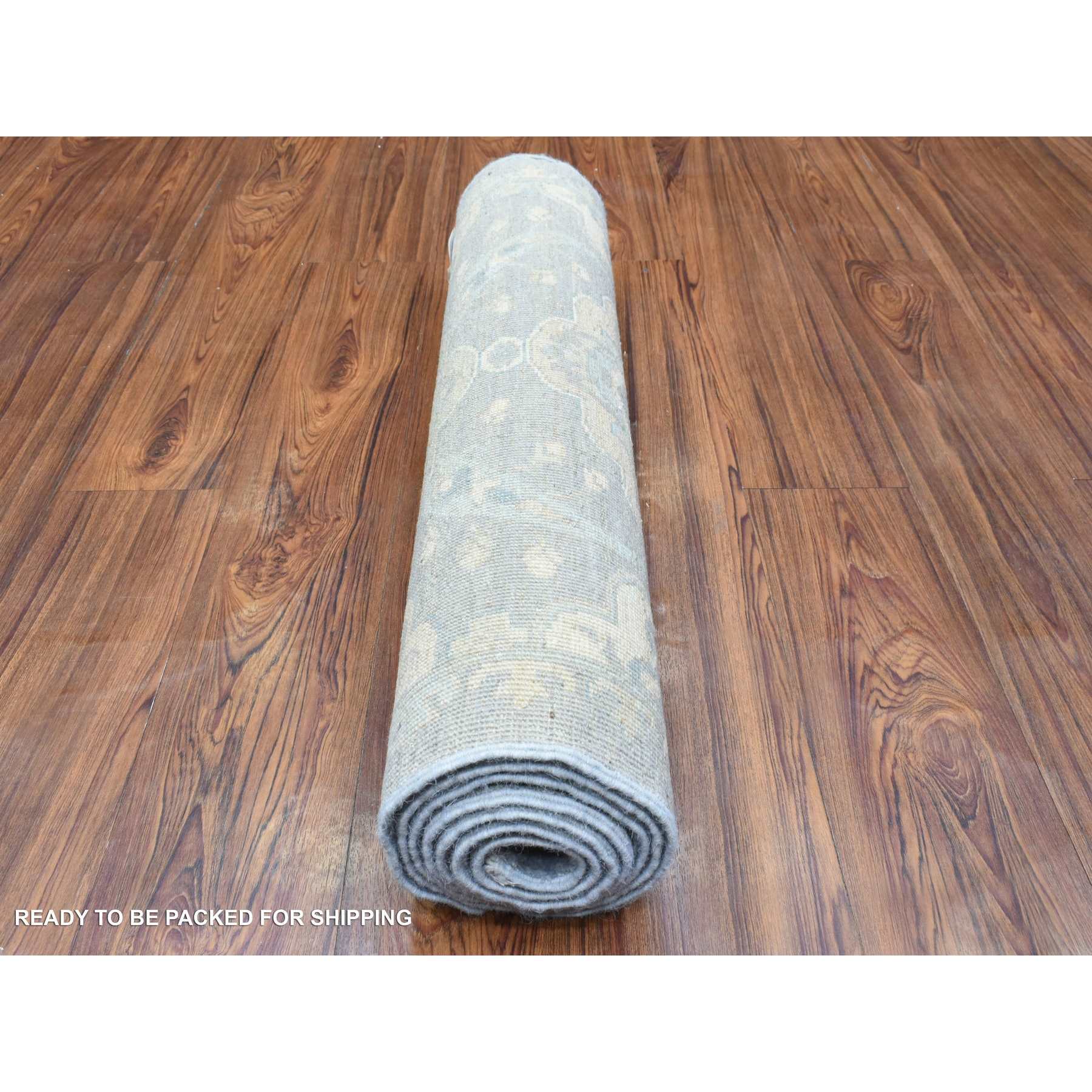 Oushak-And-Peshawar-Hand-Knotted-Rug-363435
