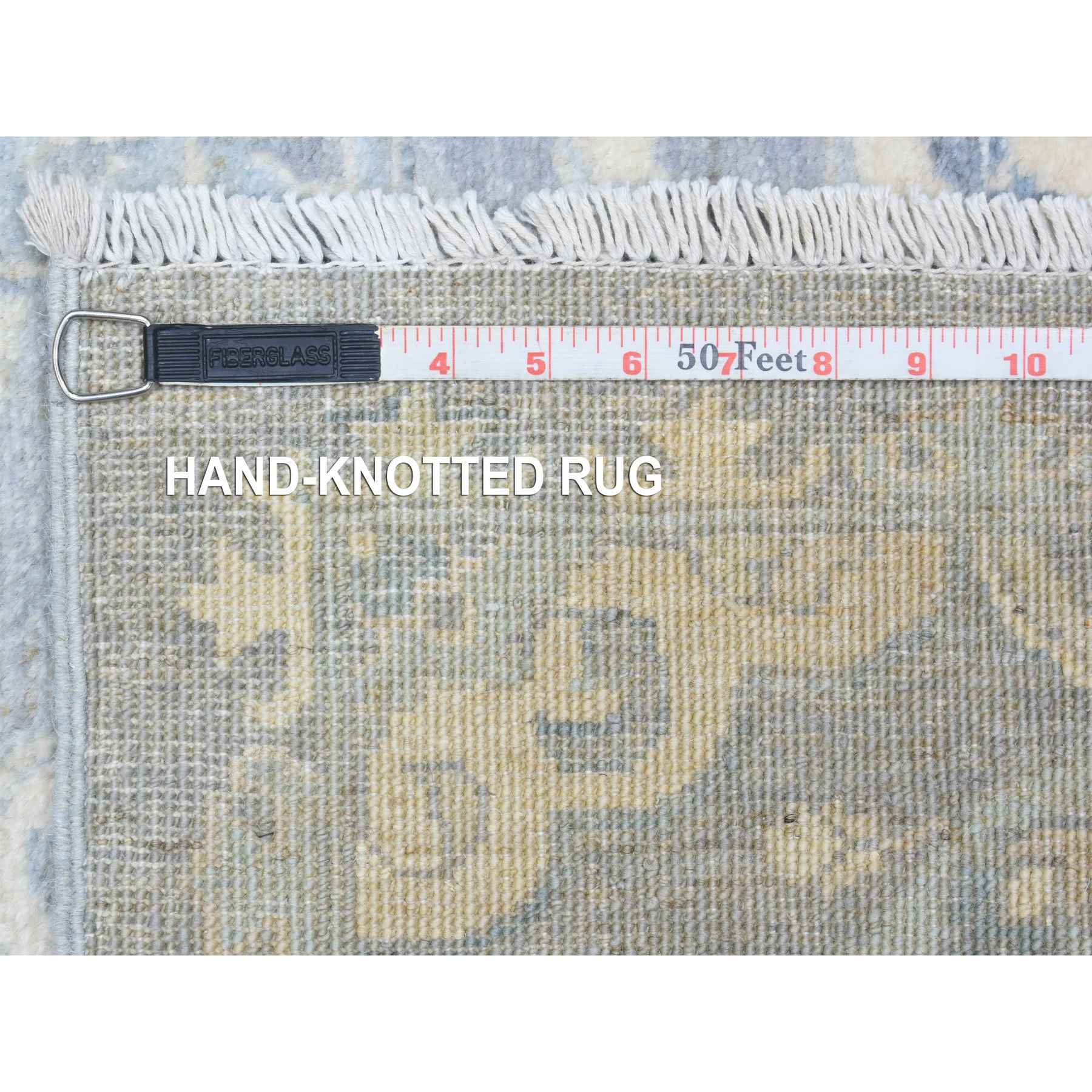 Oushak-And-Peshawar-Hand-Knotted-Rug-363435