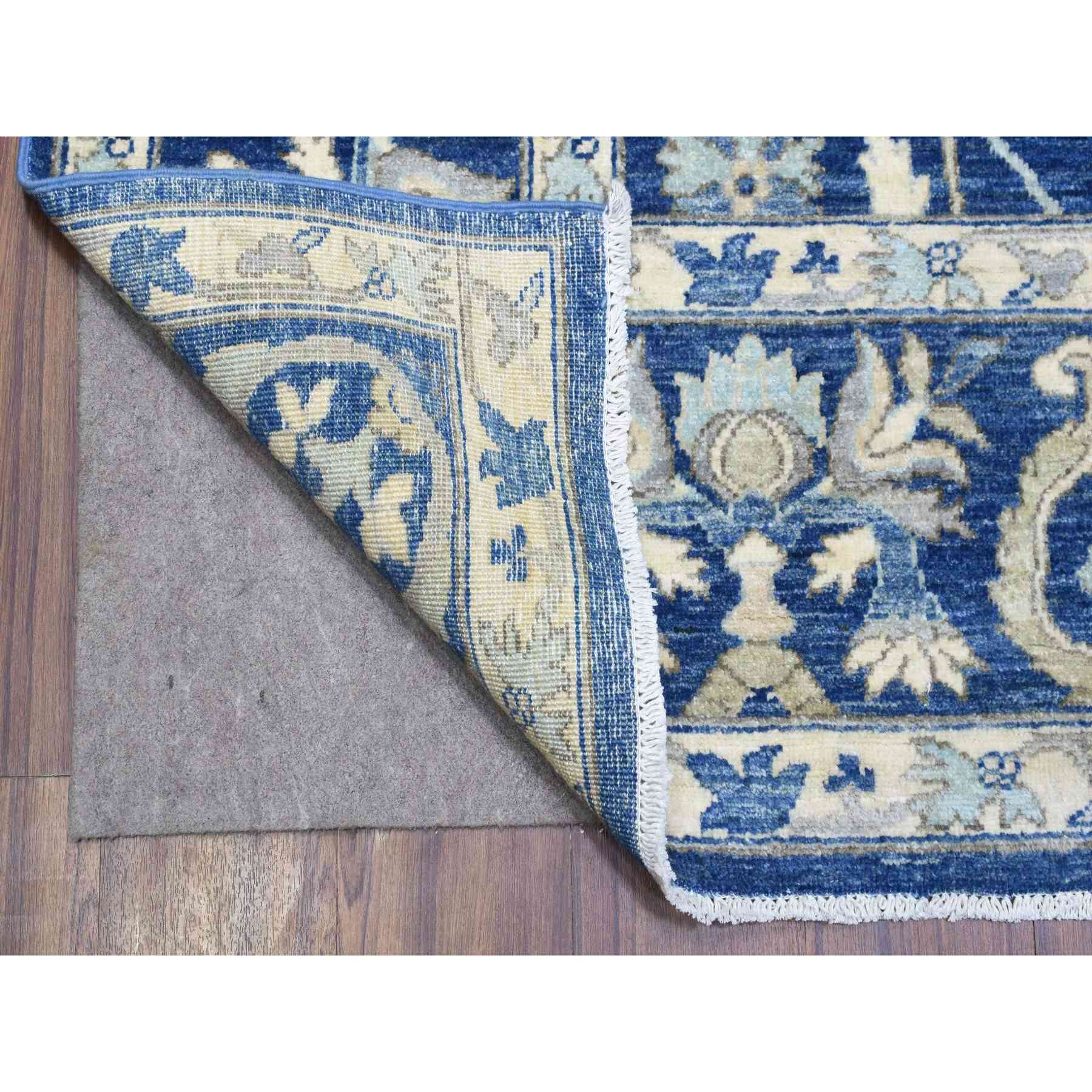 Oushak-And-Peshawar-Hand-Knotted-Rug-363445