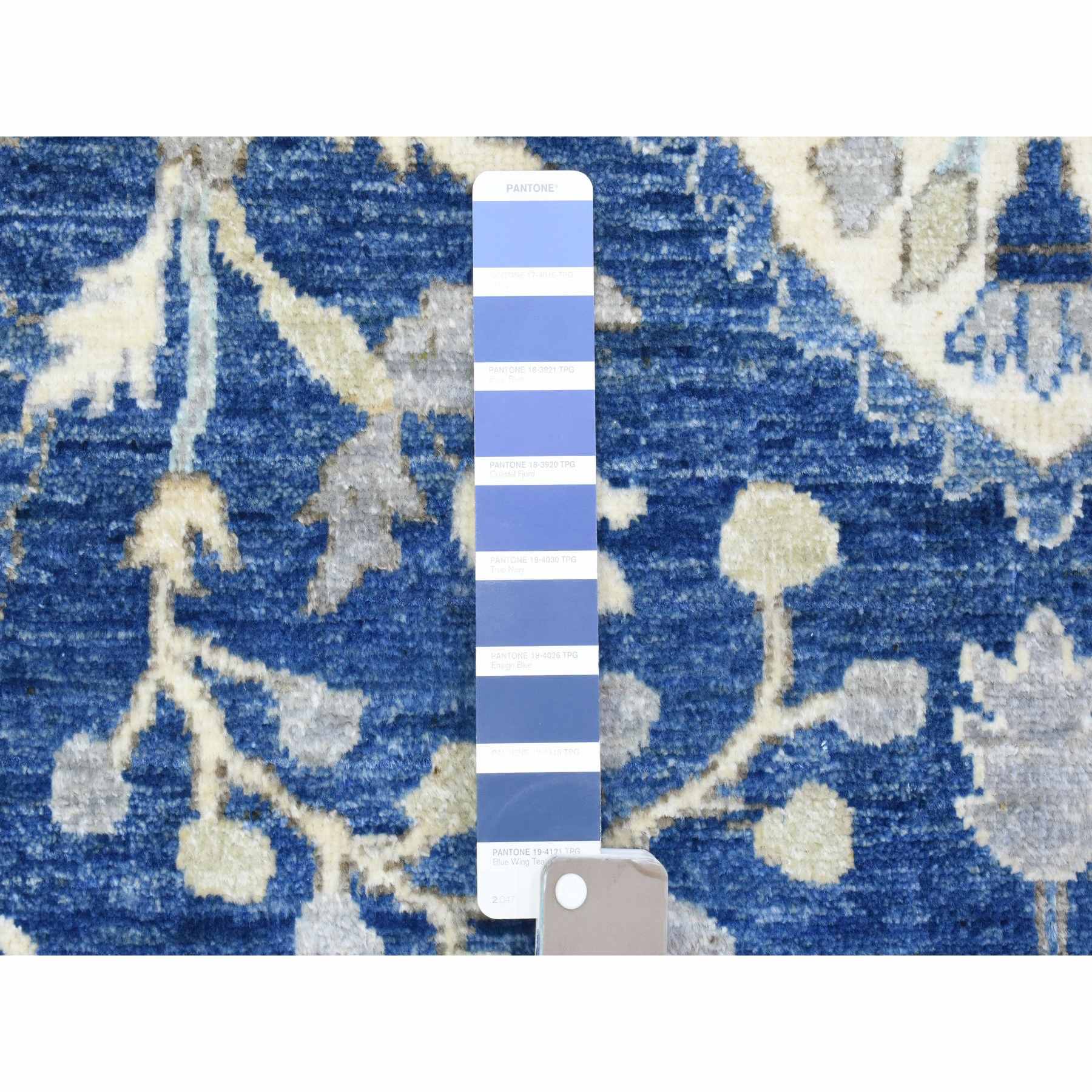 Oushak-And-Peshawar-Hand-Knotted-Rug-363445