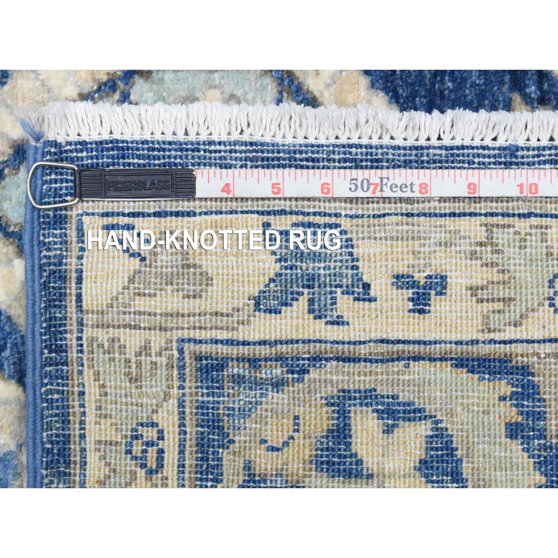Oushak-And-Peshawar-Hand-Knotted-Rug-363445