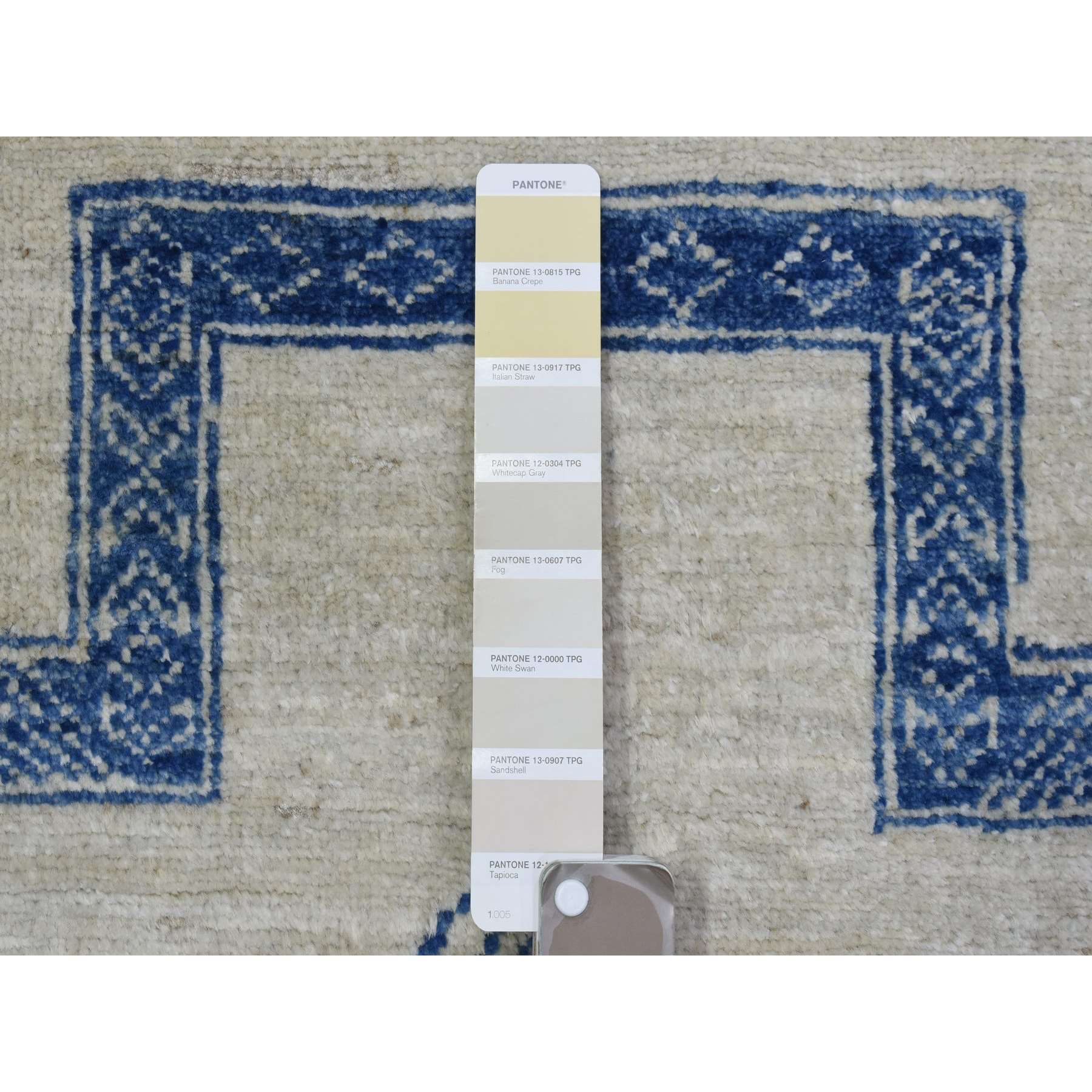 Oushak-And-Peshawar-Hand-Knotted-Rug-363600