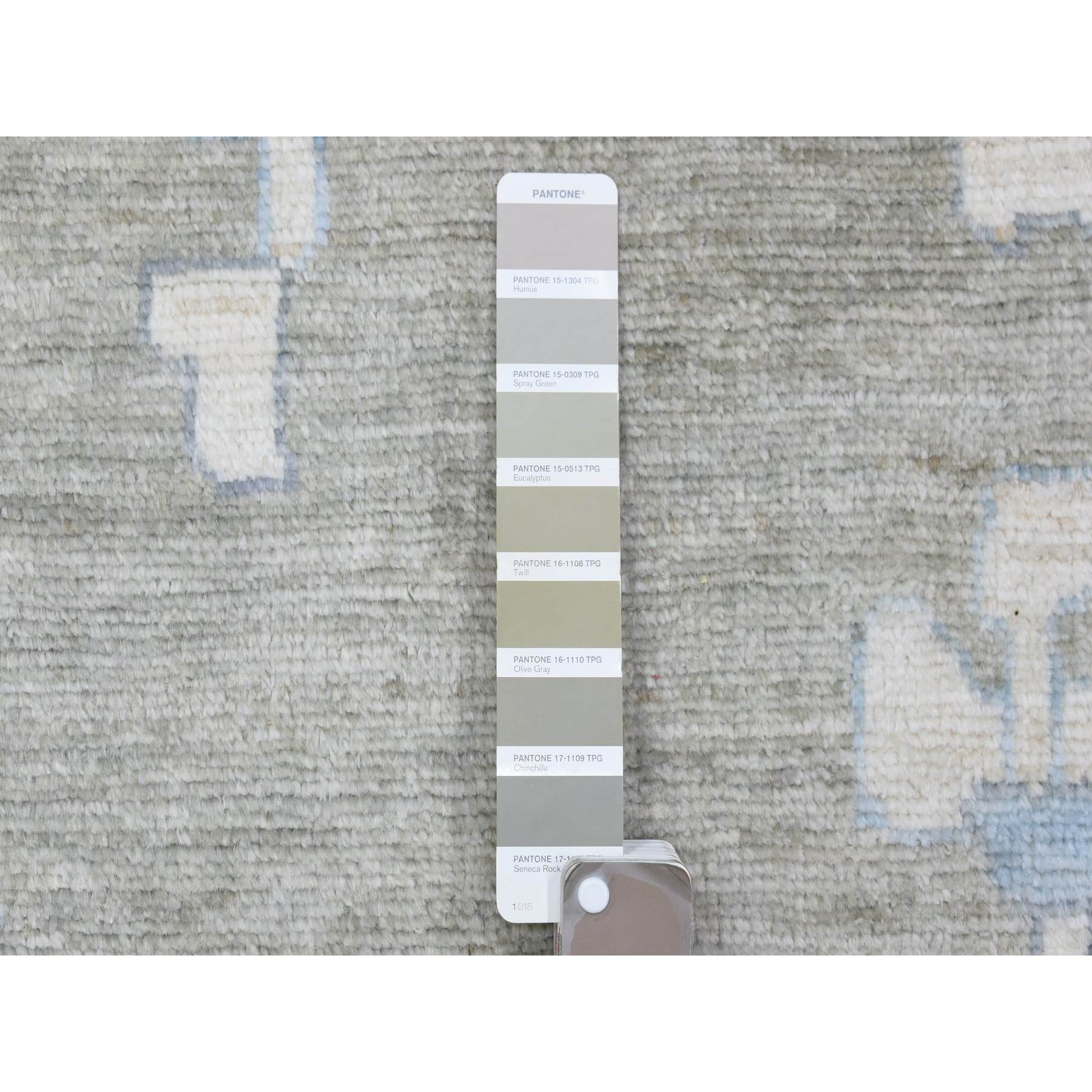Oushak-And-Peshawar-Hand-Knotted-Rug-363655