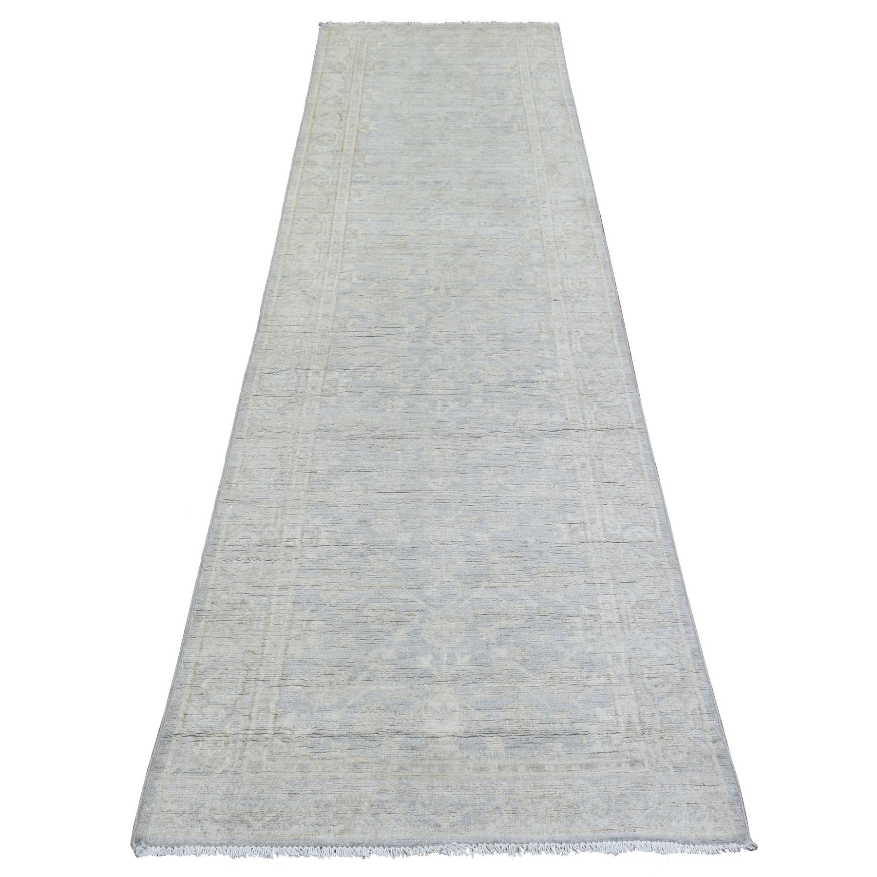 Oushak-And-Peshawar-Hand-Knotted-Rug-363805