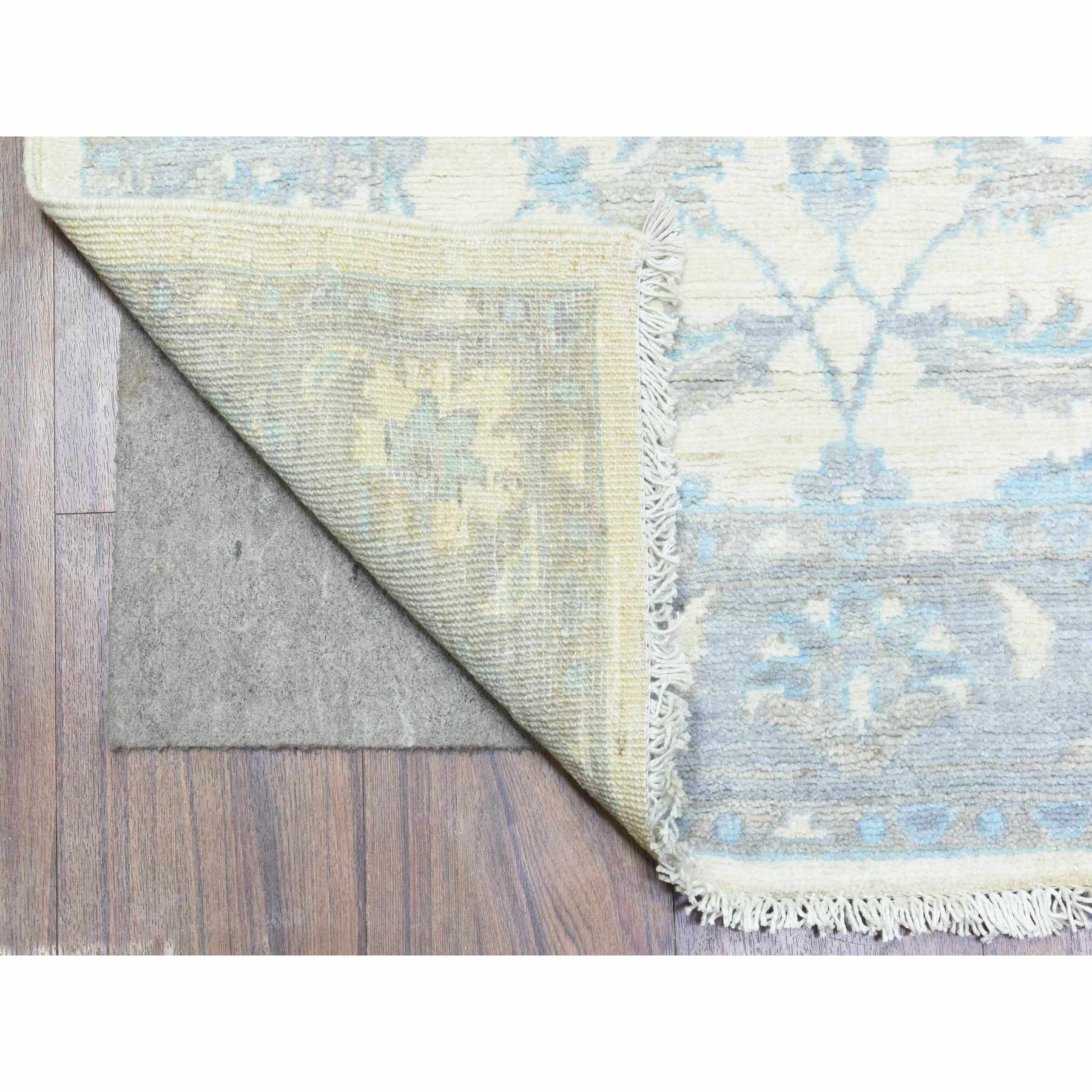 Oushak-And-Peshawar-Hand-Knotted-Rug-363810