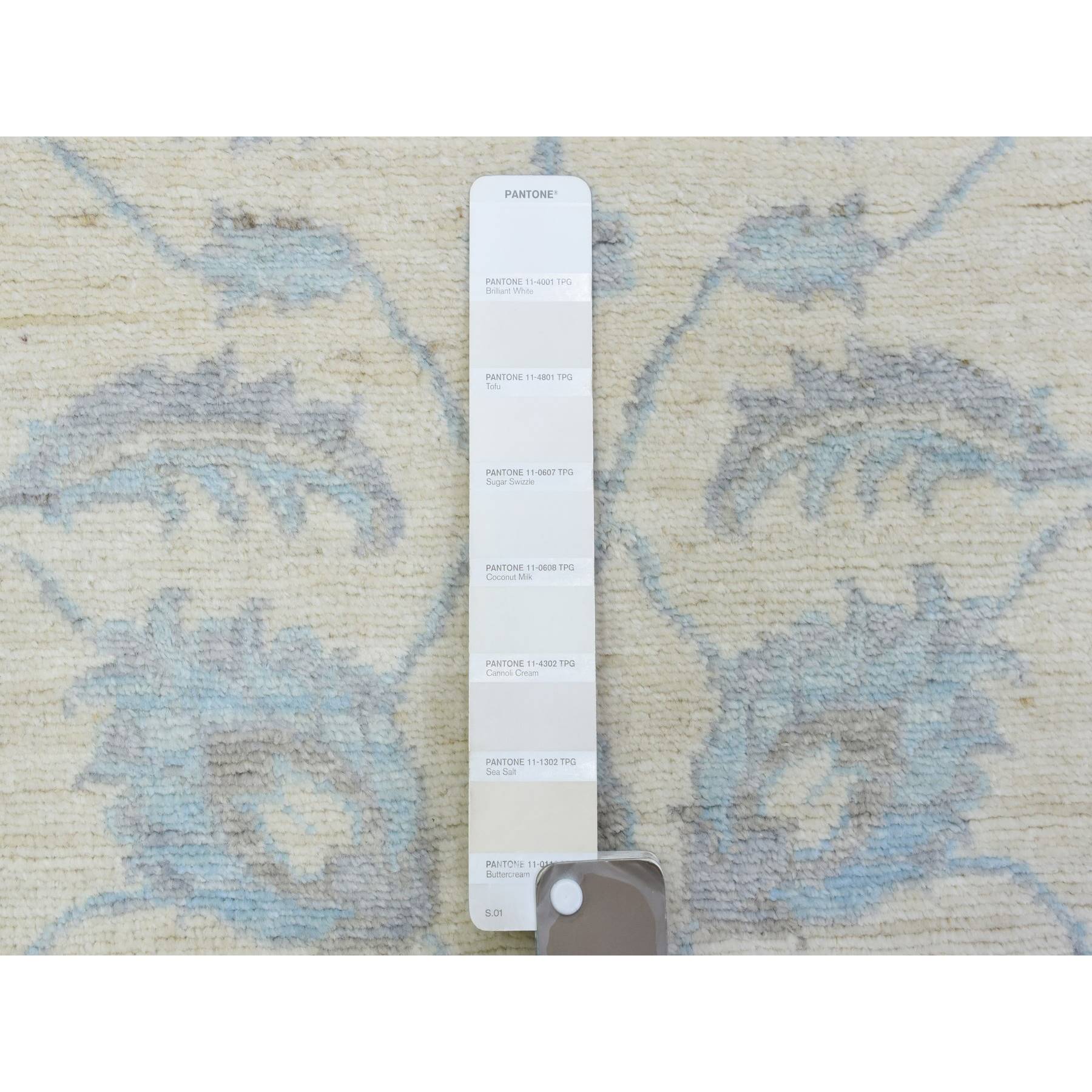 Oushak-And-Peshawar-Hand-Knotted-Rug-363810
