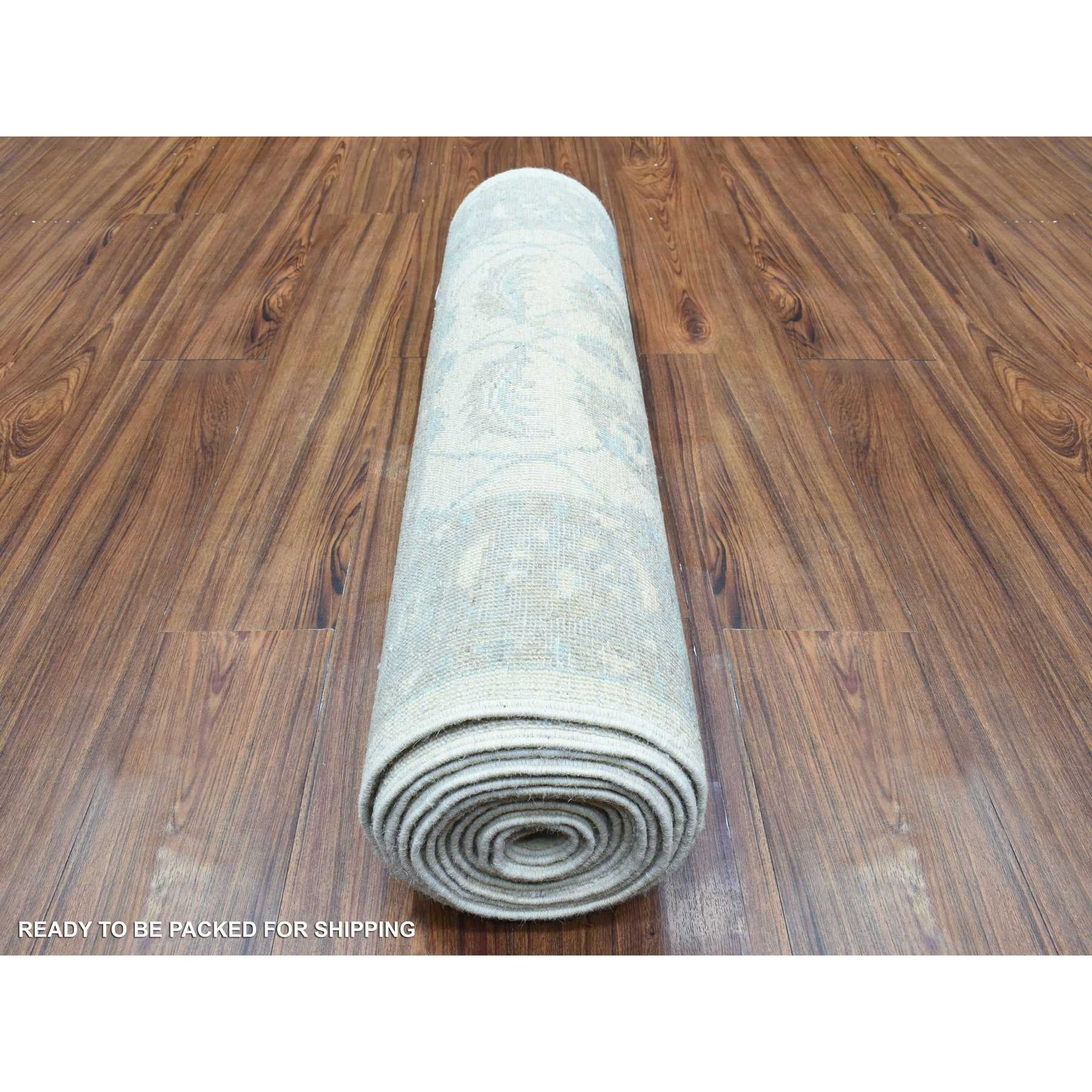 Oushak-And-Peshawar-Hand-Knotted-Rug-363810