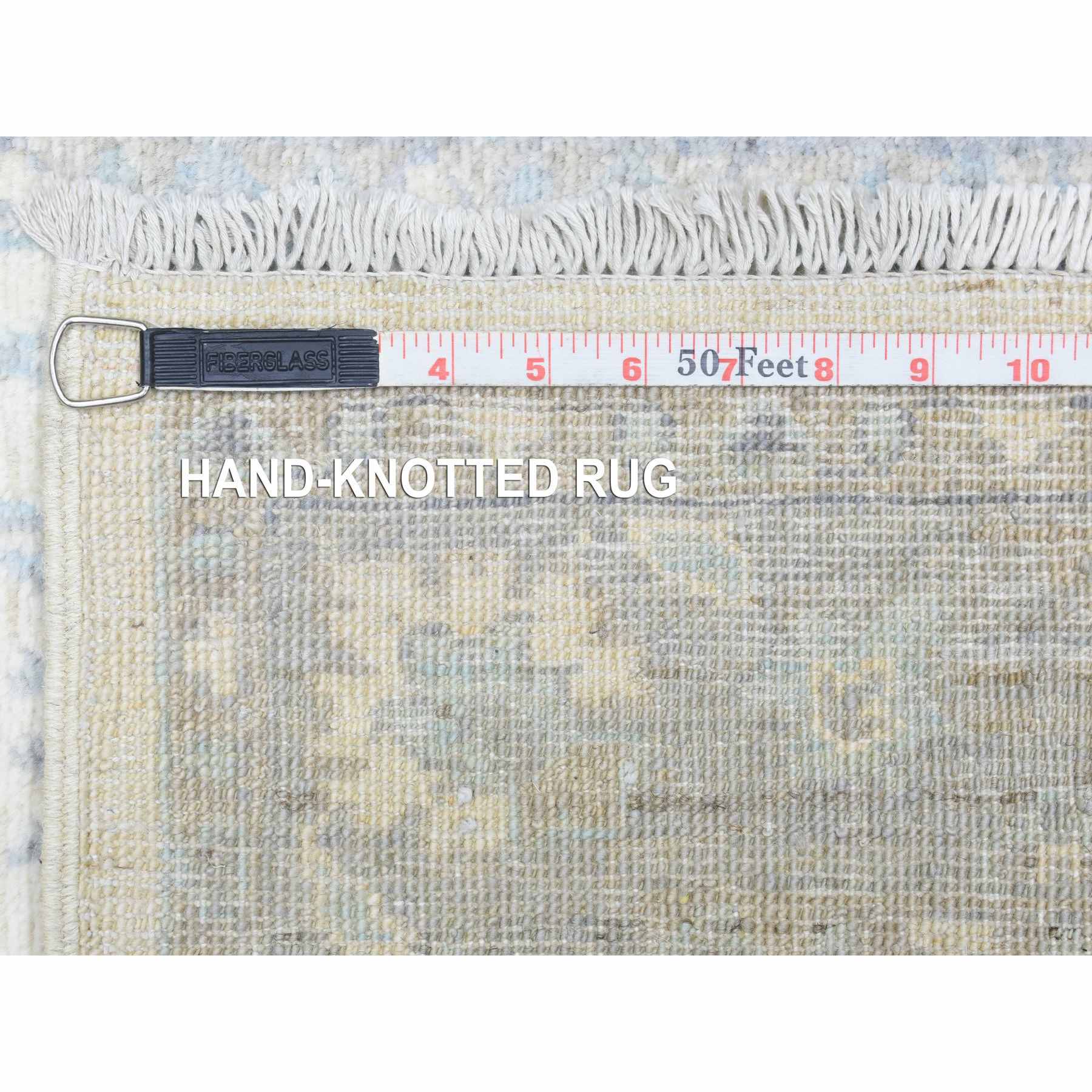 Oushak-And-Peshawar-Hand-Knotted-Rug-363810