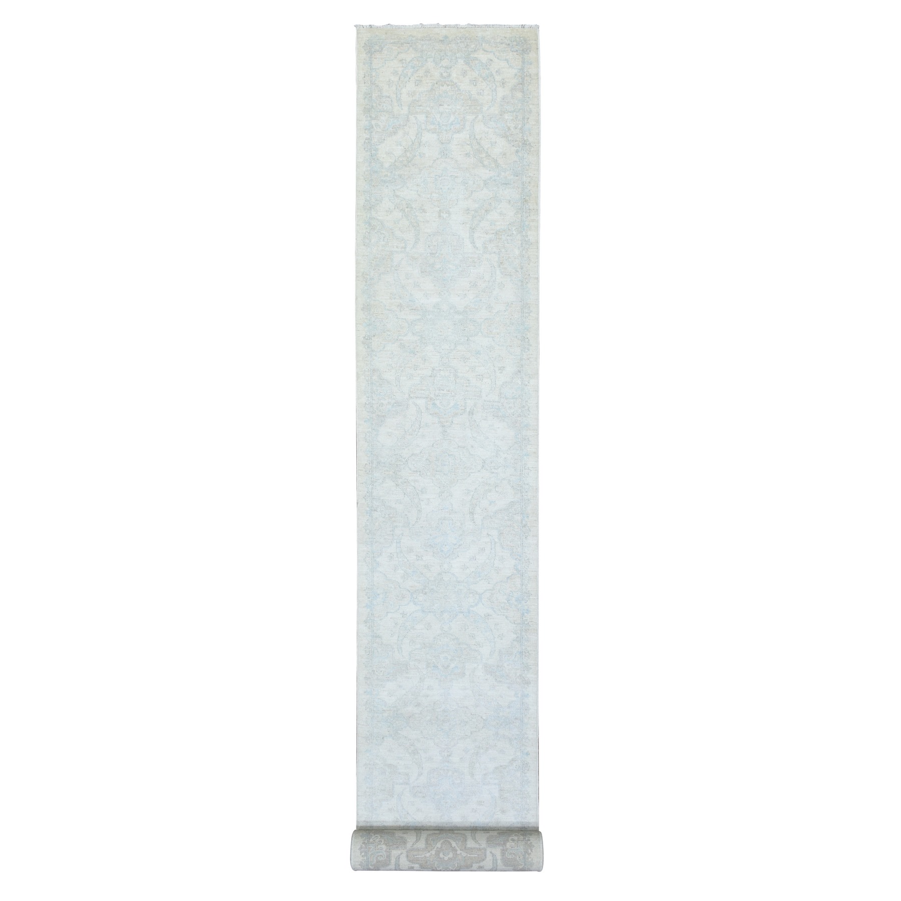 Oushak-And-Peshawar-Hand-Knotted-Rug-364005