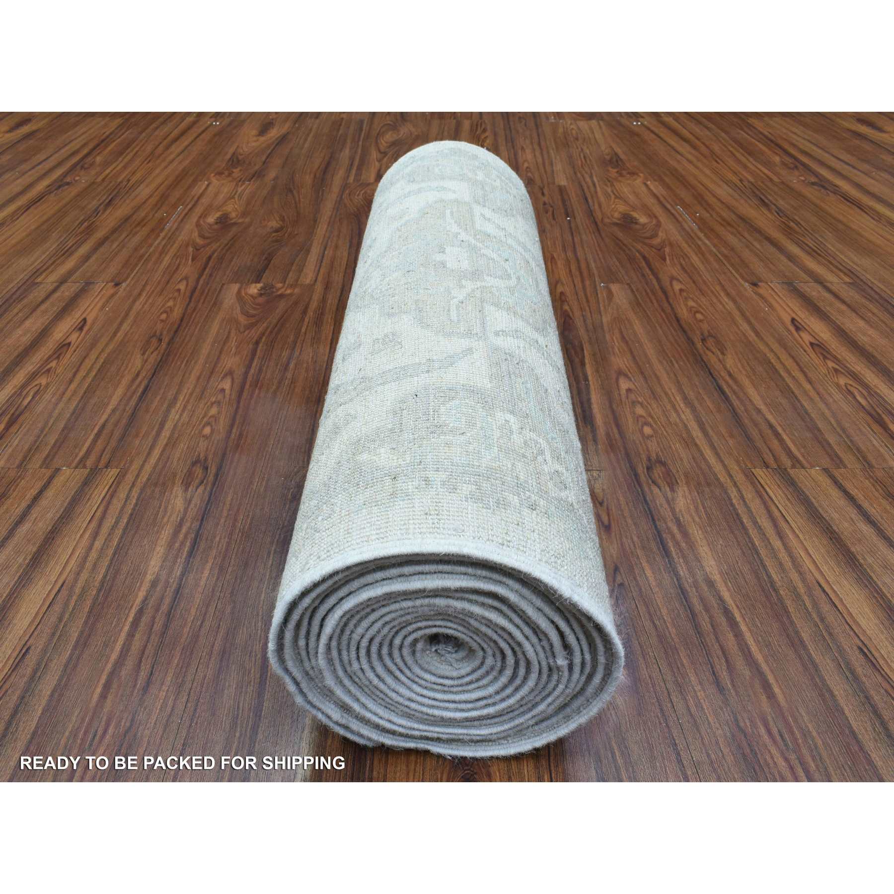 Oushak-And-Peshawar-Hand-Knotted-Rug-364005