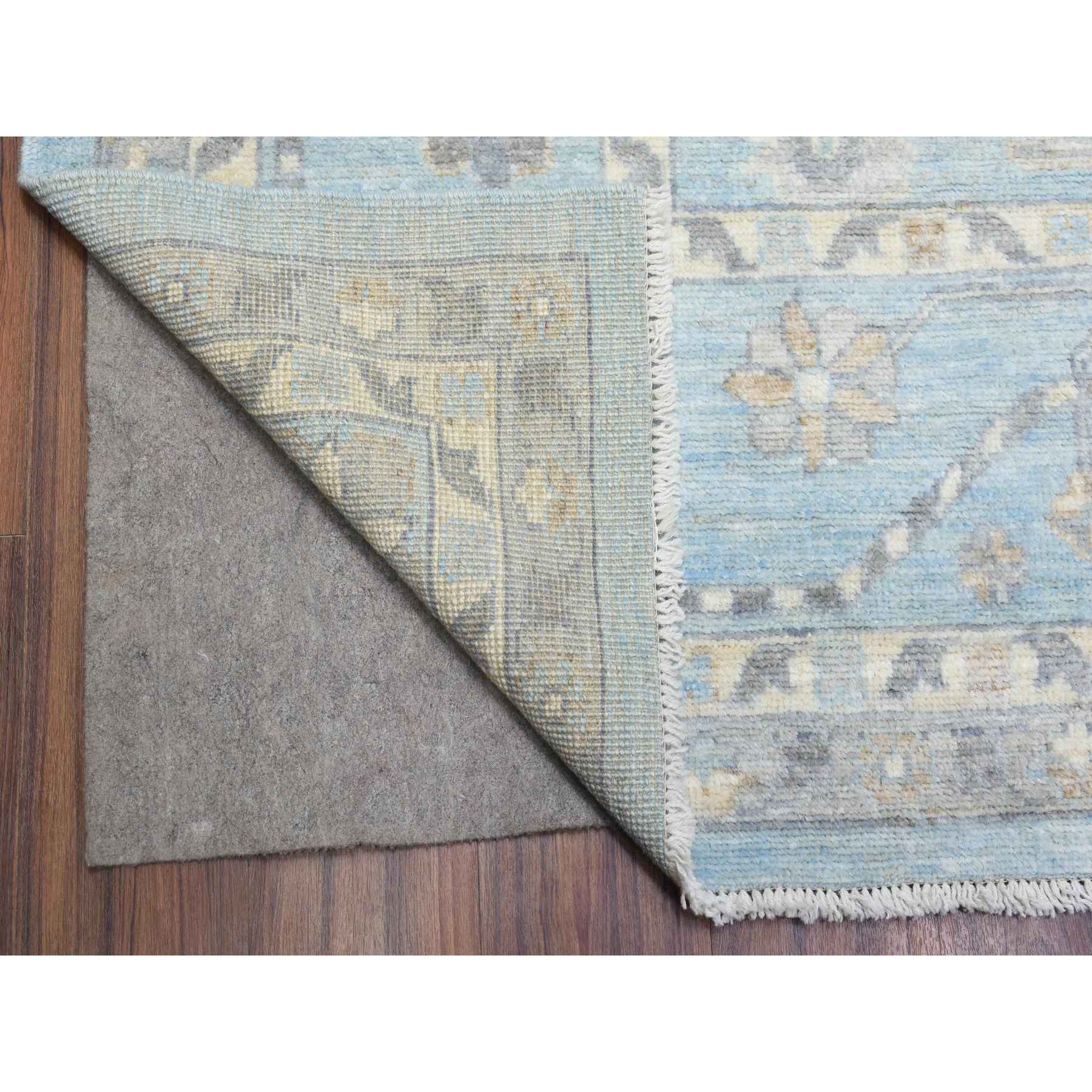 Oushak-And-Peshawar-Hand-Knotted-Rug-364060