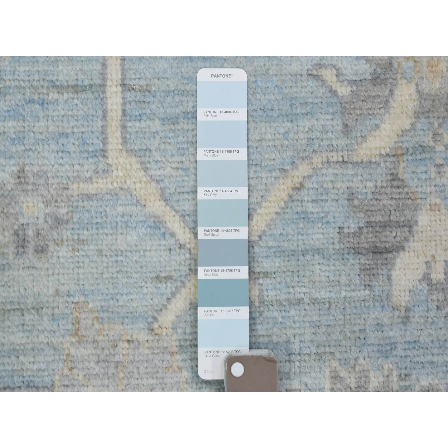 Oushak-And-Peshawar-Hand-Knotted-Rug-364060