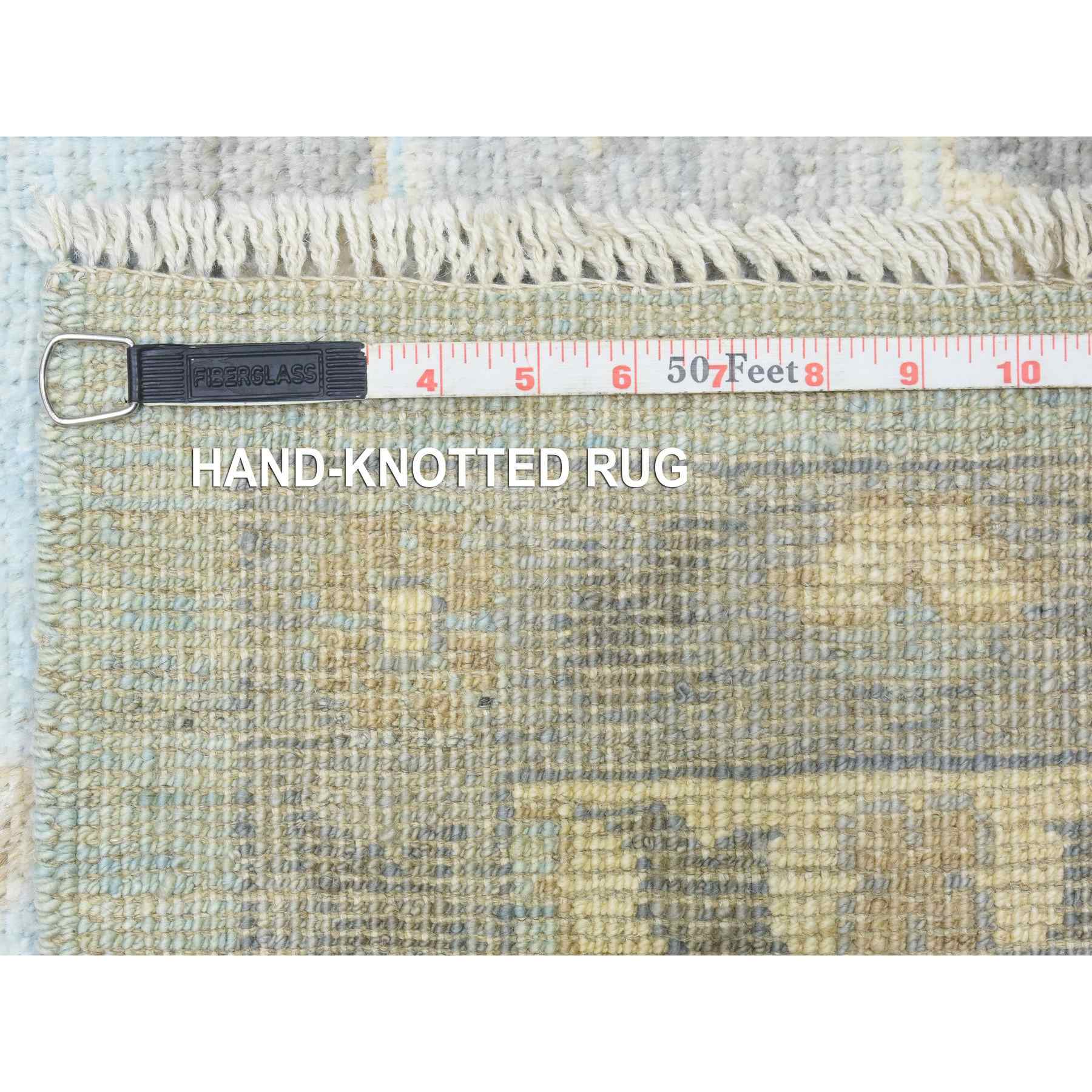 Oushak-And-Peshawar-Hand-Knotted-Rug-364060