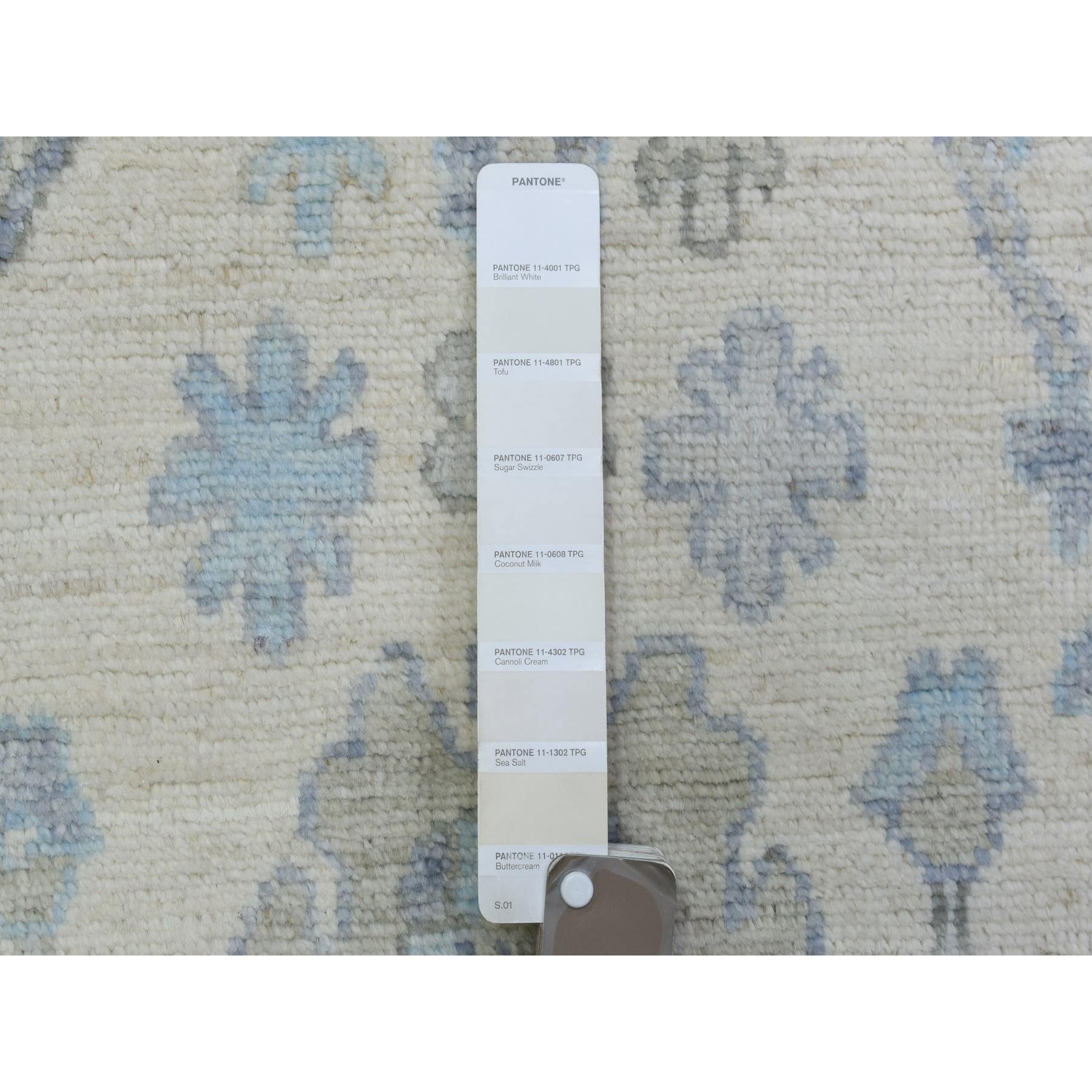 Oushak-And-Peshawar-Hand-Knotted-Rug-364185