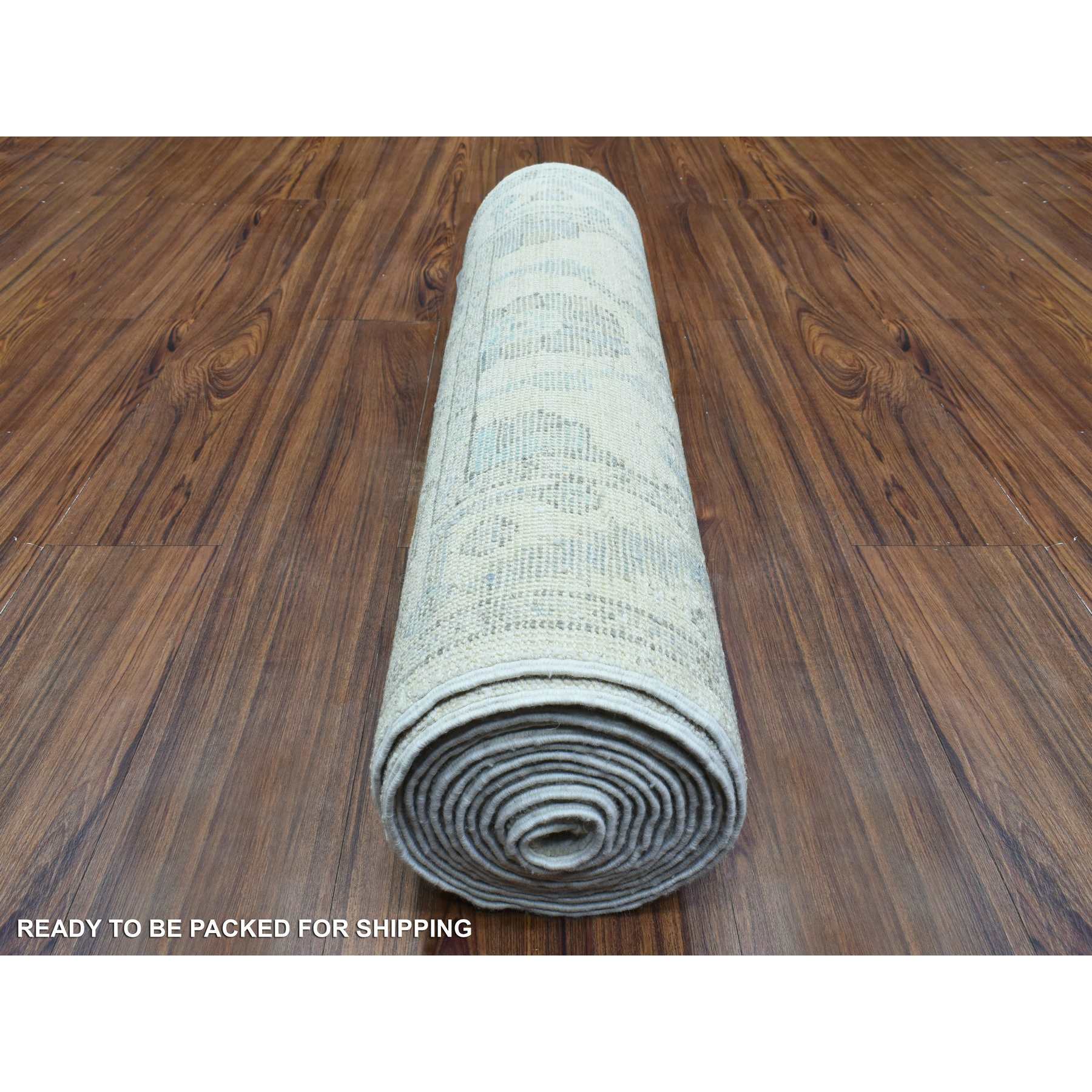 Oushak-And-Peshawar-Hand-Knotted-Rug-364185