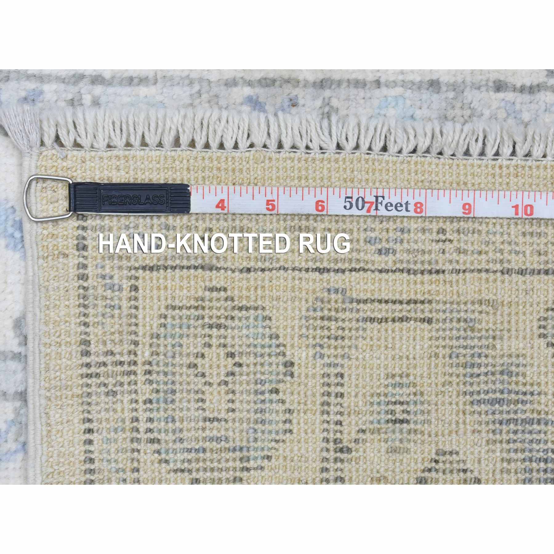 Oushak-And-Peshawar-Hand-Knotted-Rug-364185