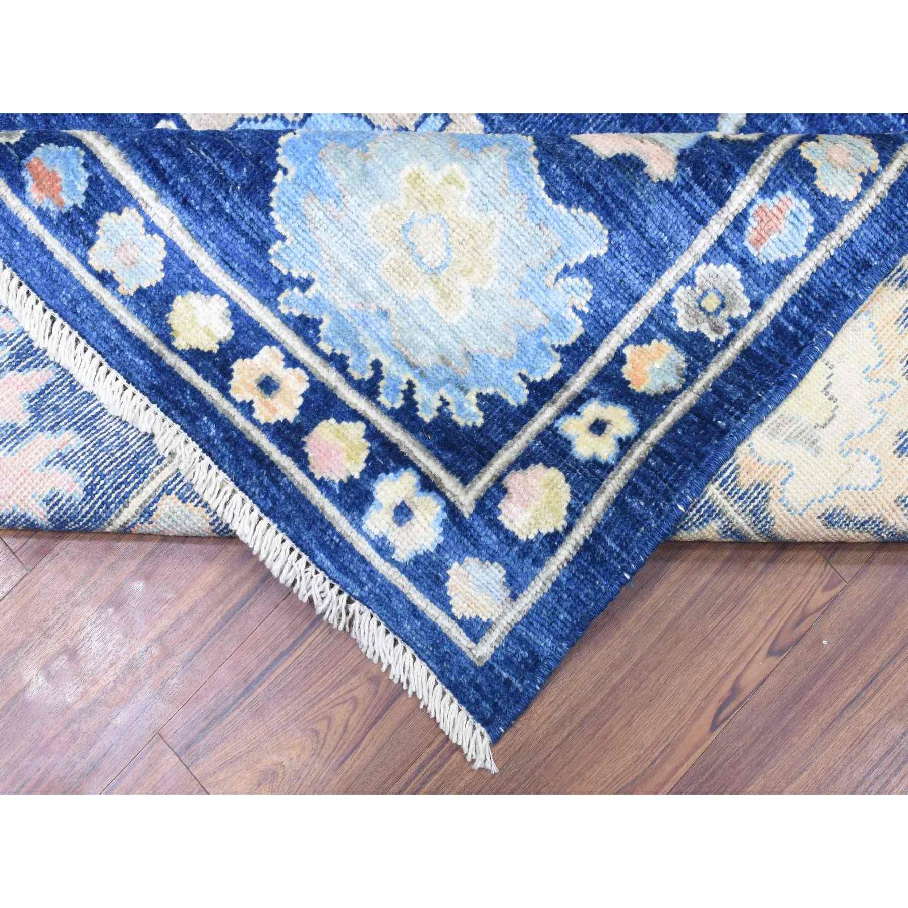 Oushak-And-Peshawar-Hand-Knotted-Rug-364335