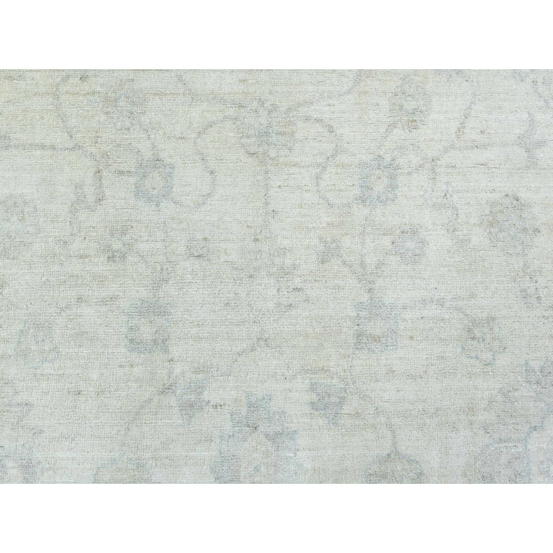 Oushak-And-Peshawar-Hand-Knotted-Rug-364405