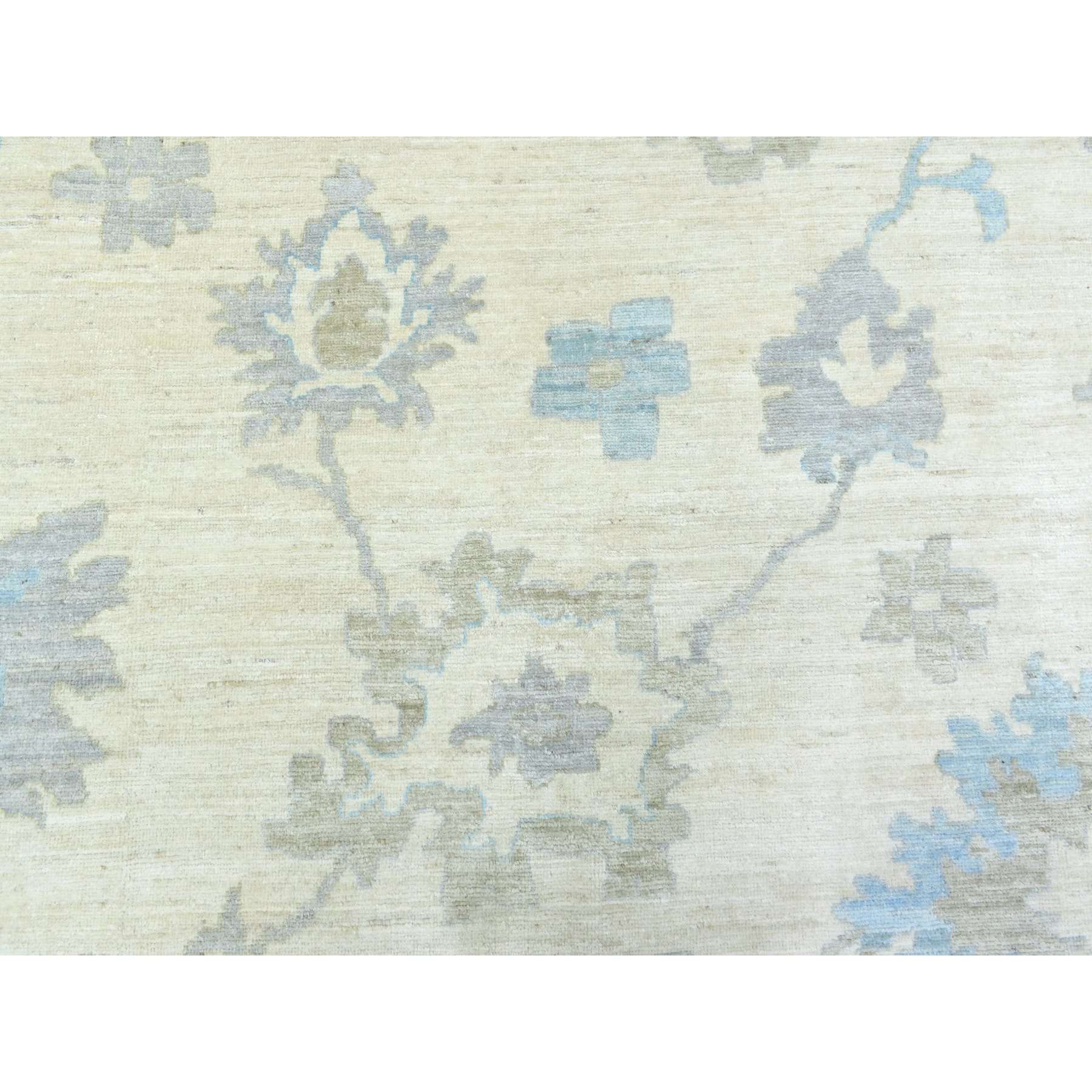 Oushak-And-Peshawar-Hand-Knotted-Rug-364635